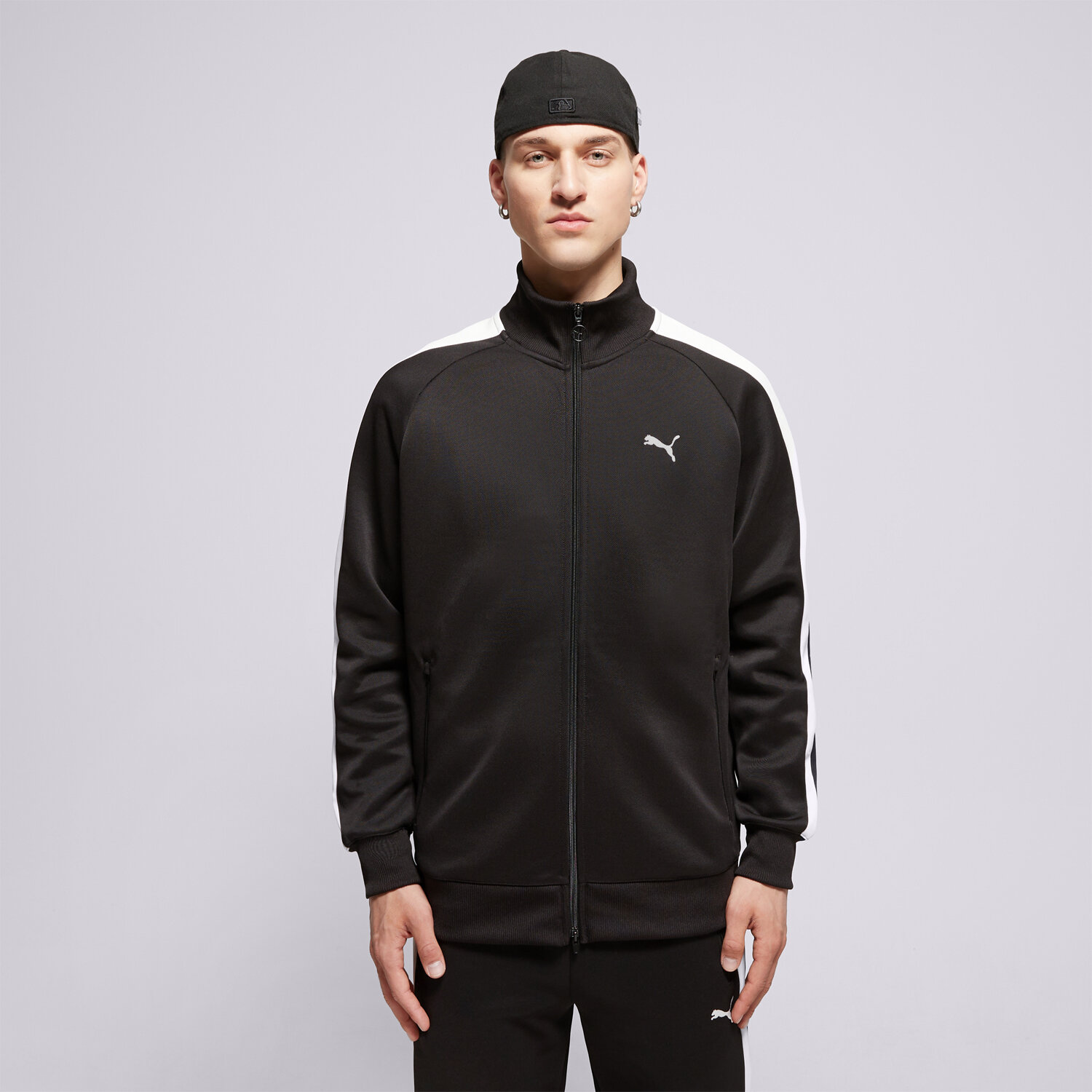 Moški pulover PUMA JOPICA RAZPENJANA T7   ALWAYS ON TRACK JACKET DK 629587 01 črna