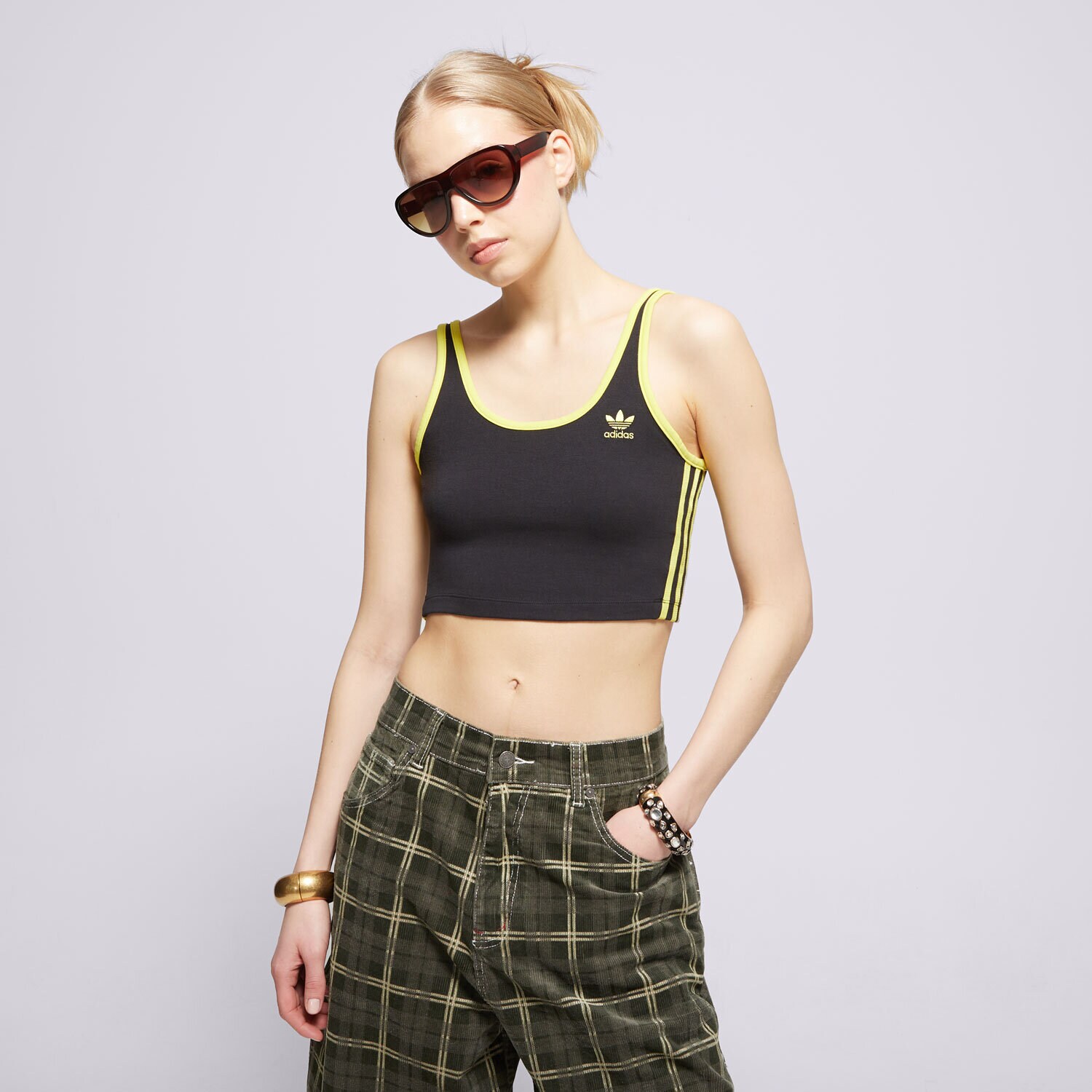 Ženska majica s kratkimi rokavi ADIDAS MAJICA 3S BRA MAJICA JP2292 črna