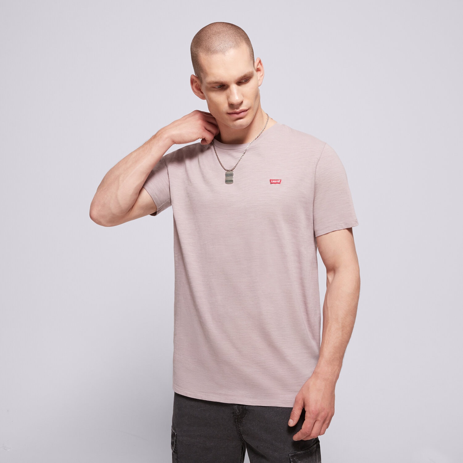 Moška majica s kratkimi rokavi LEVI'S T-SHIRT SS ORIGINAL HM 56605-0271 roza
