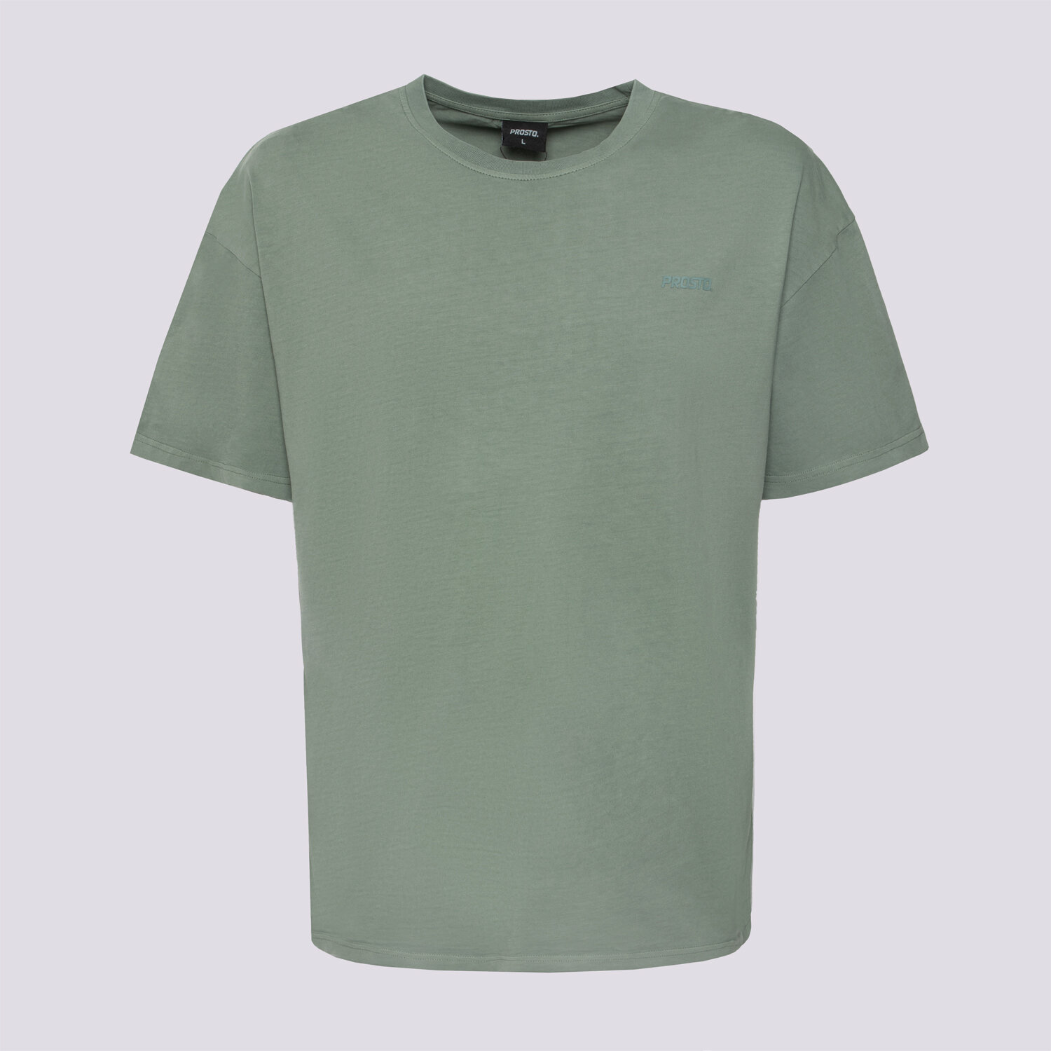 Moška majica s kratkimi rokavi PROSTO  T-SHIRT BLAC WASHED GREEN KL241MTEE123X zelena