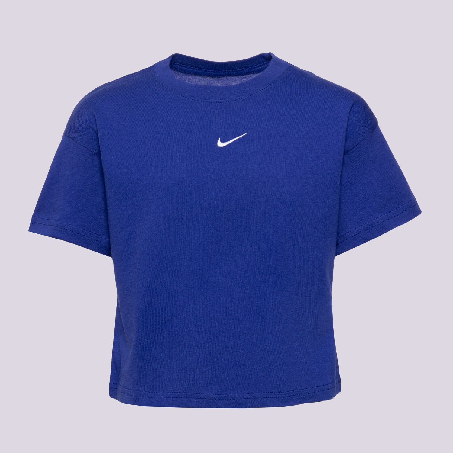 Otroška majica s kratkimi rokavi NIKE T-SHIRT G NSW TEE BOXY ESSNTL LBR GIRL FZ5559-539 modra