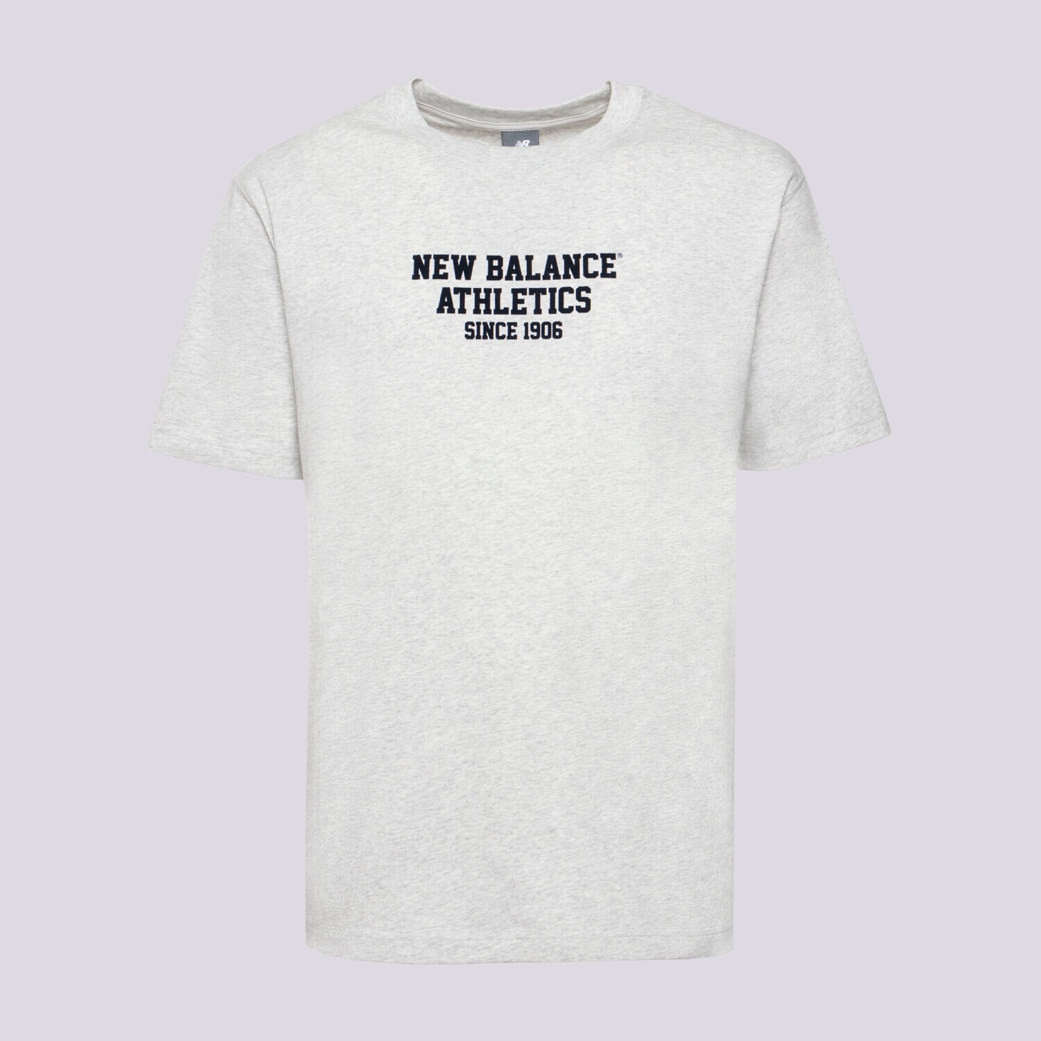 Moška majica s kratkimi rokavi NEW BALANCE T-SHIRT VARSITY GRAPHIC T-SHIRT MT51526AHH siva