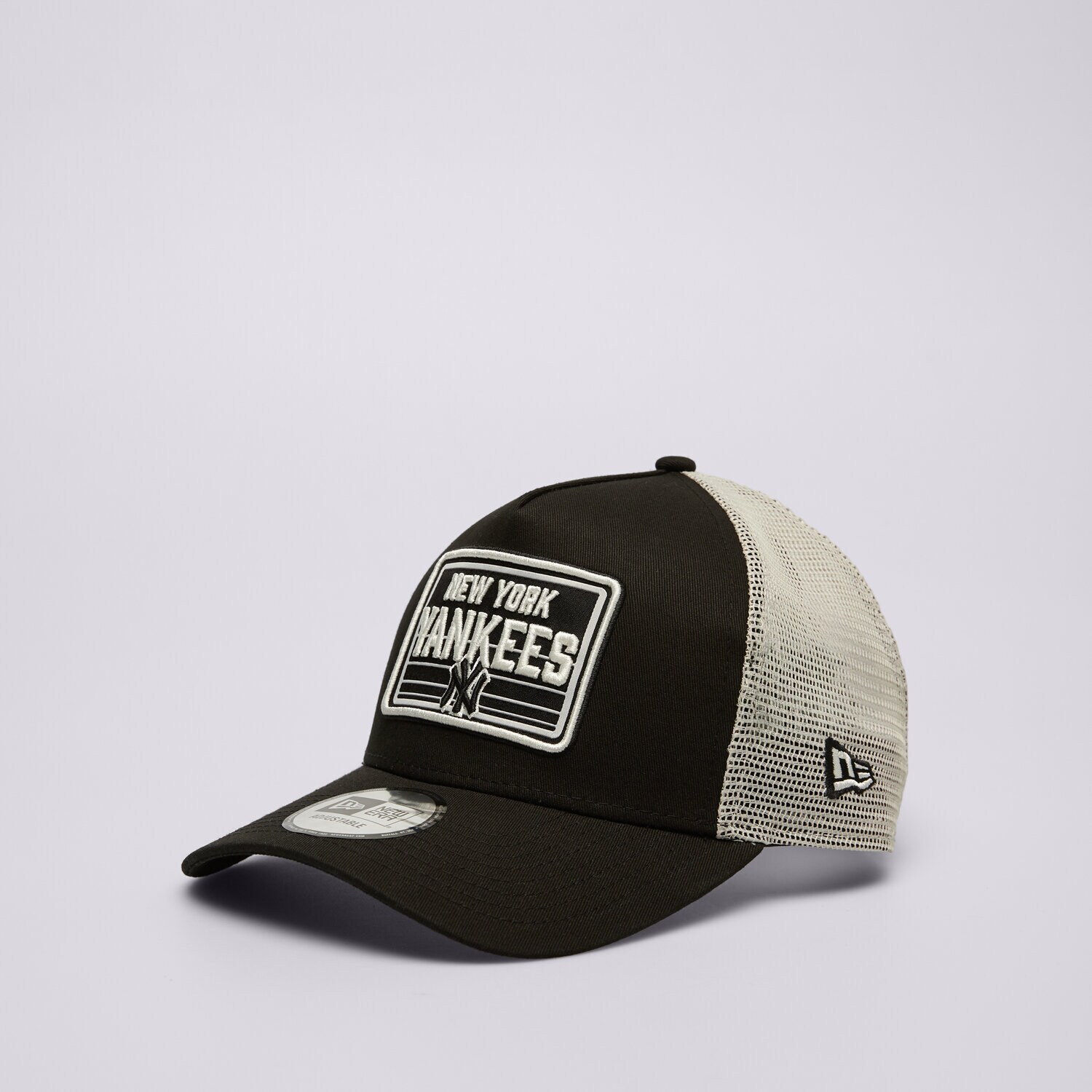 Moška kapa s strešico NEW ERA KAPA MLB PATCH TRUCKER NYY NEW YORK YANKEES 60667680 črna