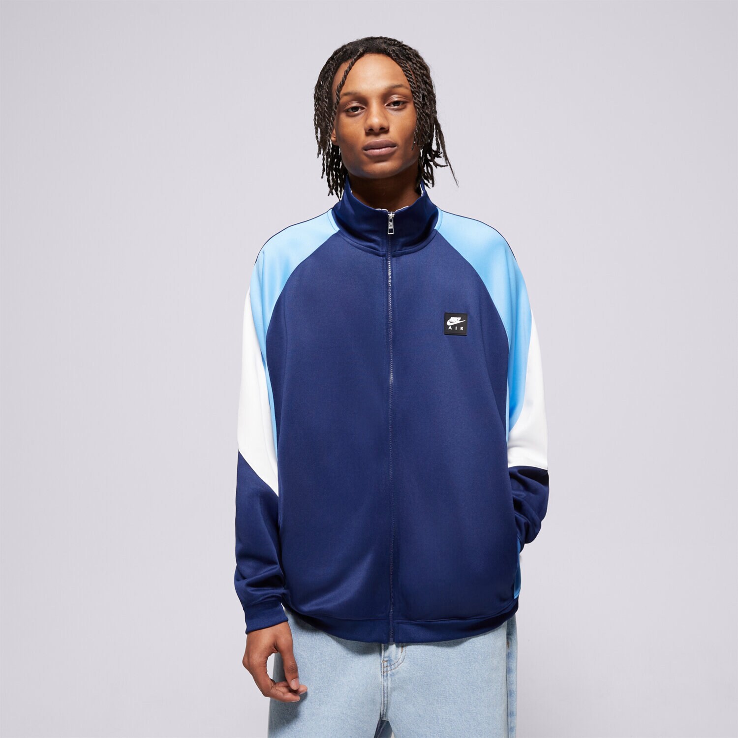 Moški pulover NIKE JOPICA RAZPENJANA M NIKE AIR PK FZ JKT HJ0632-492 mornarsko modra