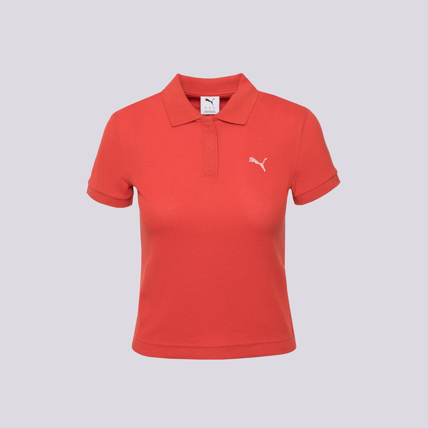 Ženska majica s kratkimi rokavi PUMA POLO PREMIUM ESS POLO 629777 15 rdeča