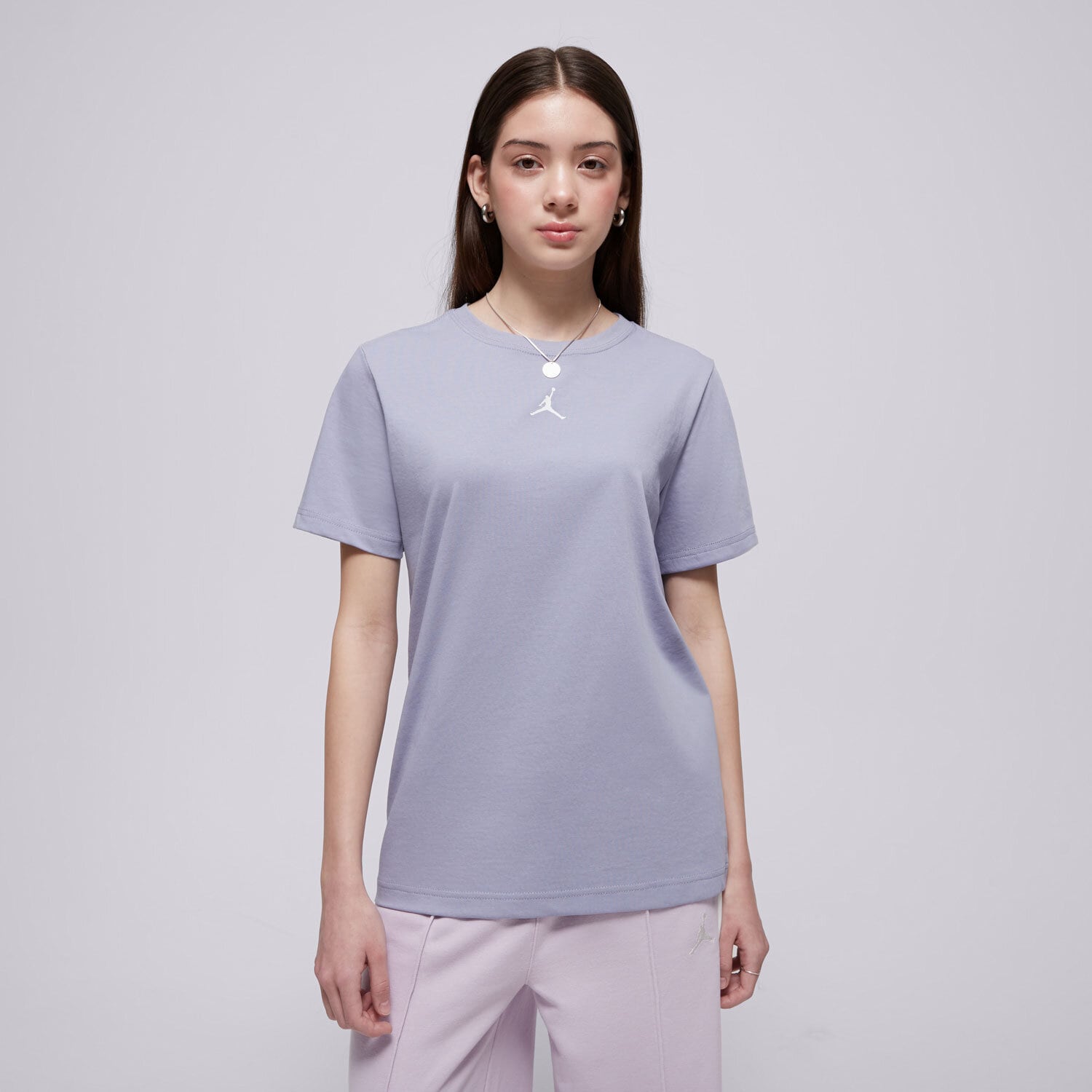 Otroška majica s kratkimi rokavi JORDAN T-SHIRT JDN JORDAN SPORT CORE SS TEE GIRL 45D618-C5A vijolična
