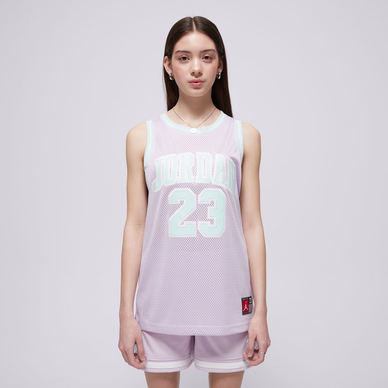 Otroška majica s kratkimi rokavi JORDAN MAJICA JDN JORDAN 23 JERSEY GIRL 45A773-P6I vijolična
