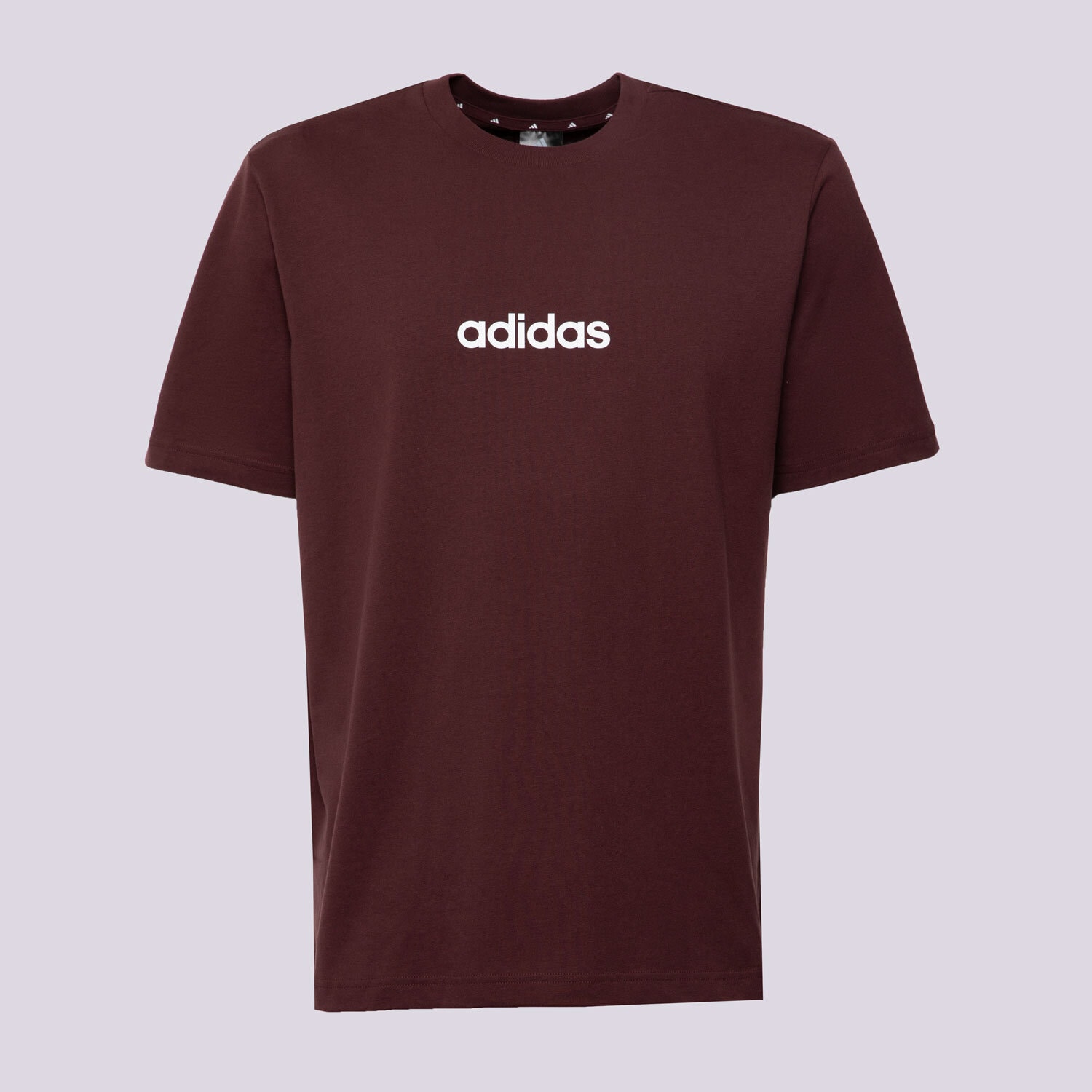 Moška majica s kratkimi rokavi ADIDAS T-SHIRT M LIN SJ T JE8998 bordo