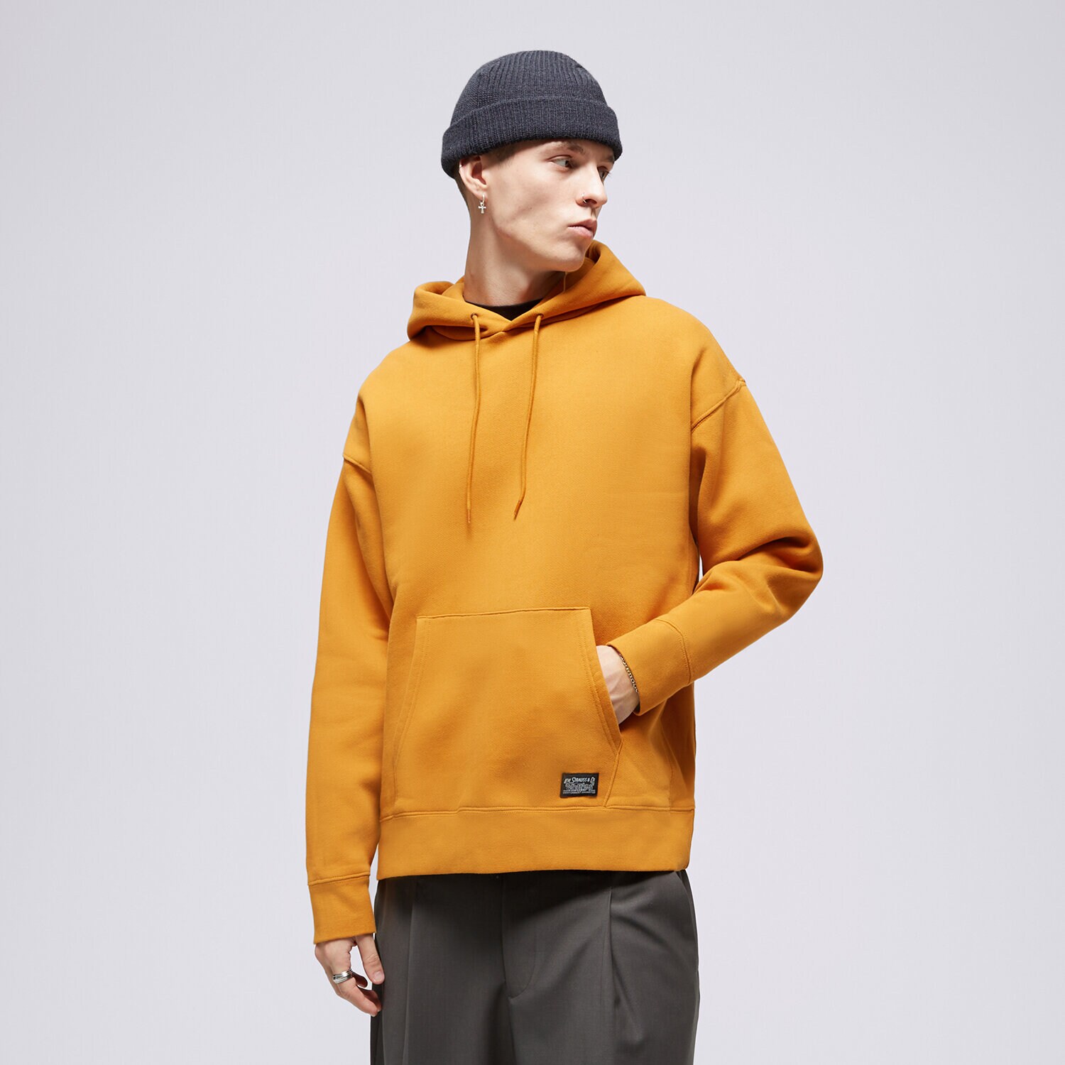 Moški pulover LEVI'S JOPICA S KAPUCO SKATE A1008-0005 oranžna