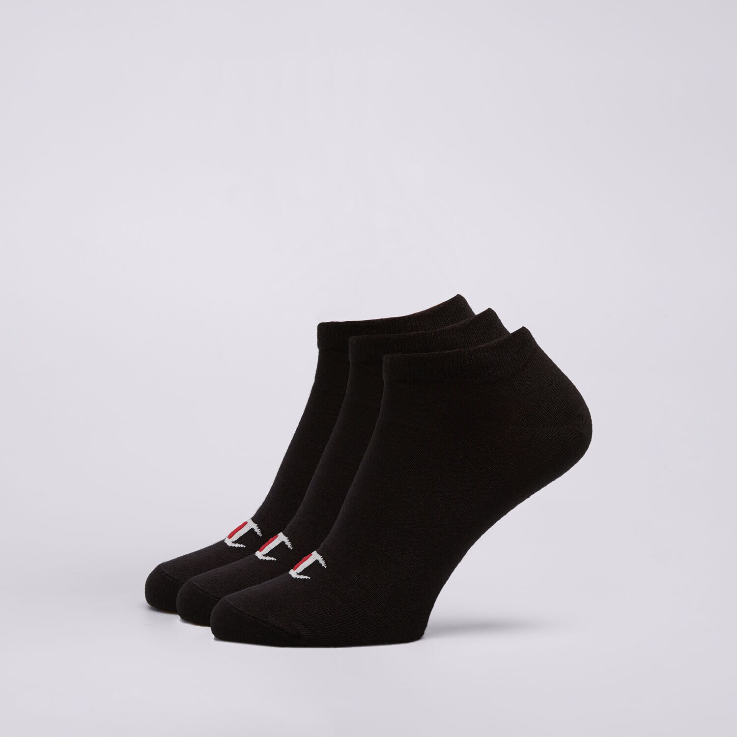 Ženske nogavice CHAMPION NOGAVICE 3PK SNEAKER SOCKS U20100KK001 črna