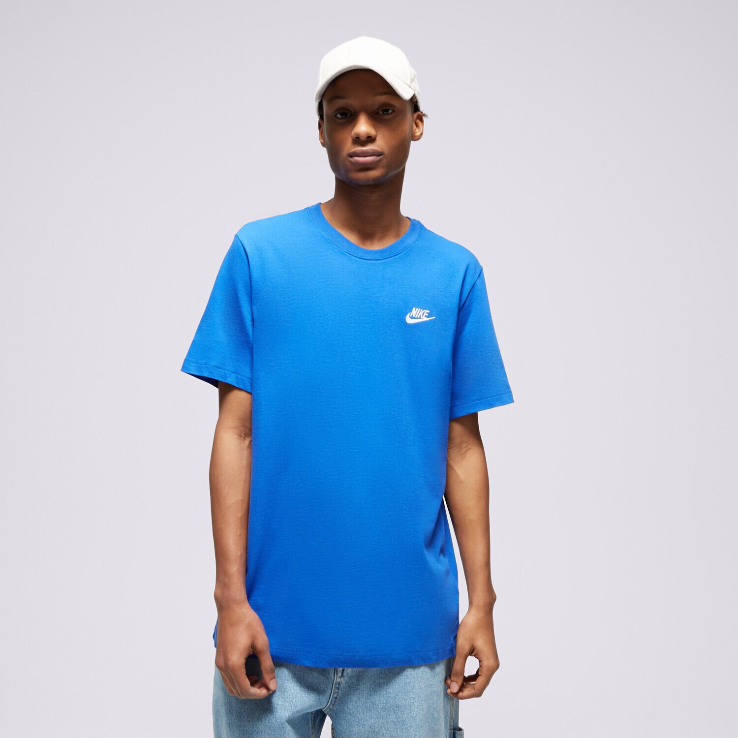 Moška majica s kratkimi rokavi NIKE T SHIRT SPORTSWEAR CLUB AR4997-480 modra