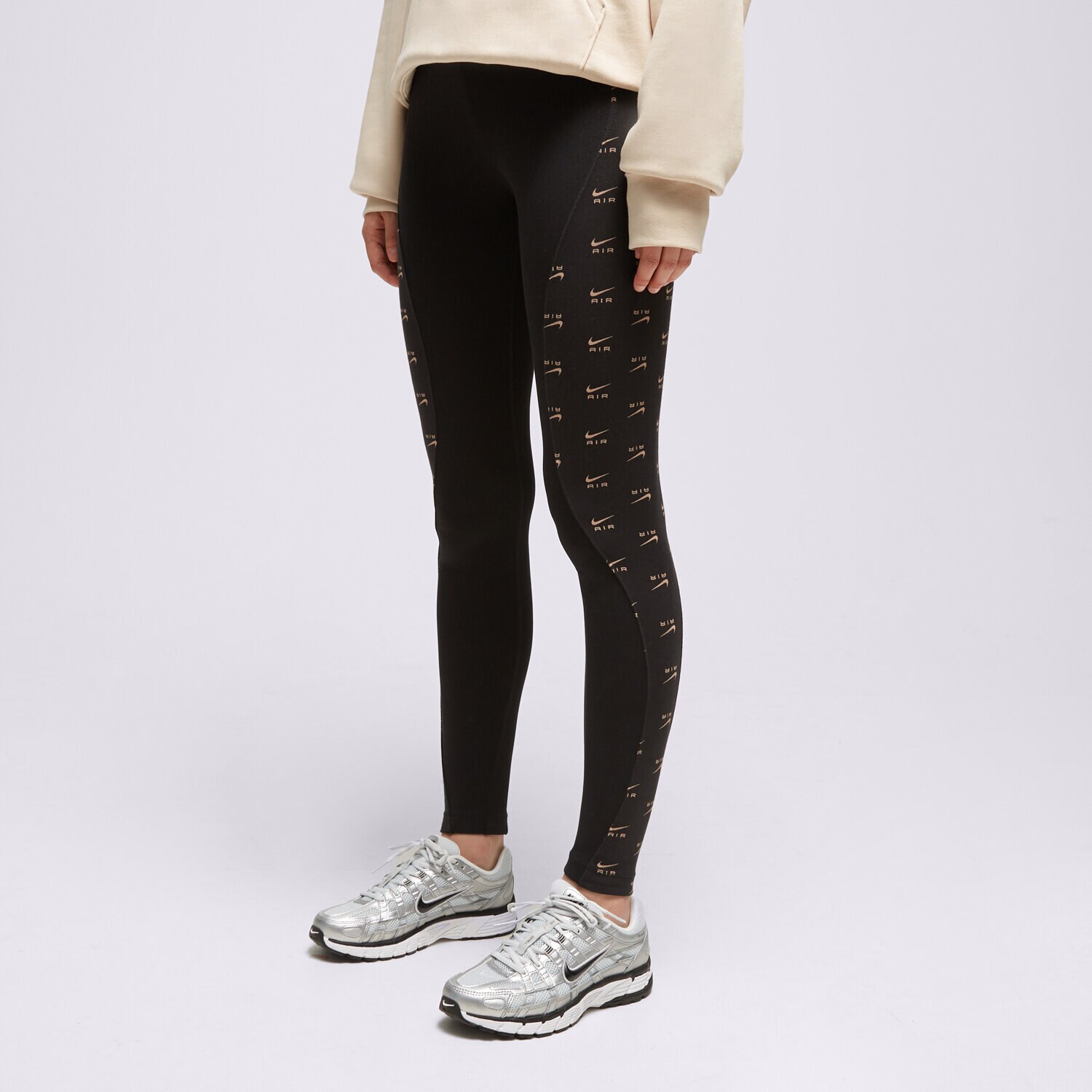 Ženske hlače NIKE HLAČE AIR HR TGHT BLK PANTS DV8056-010 črna