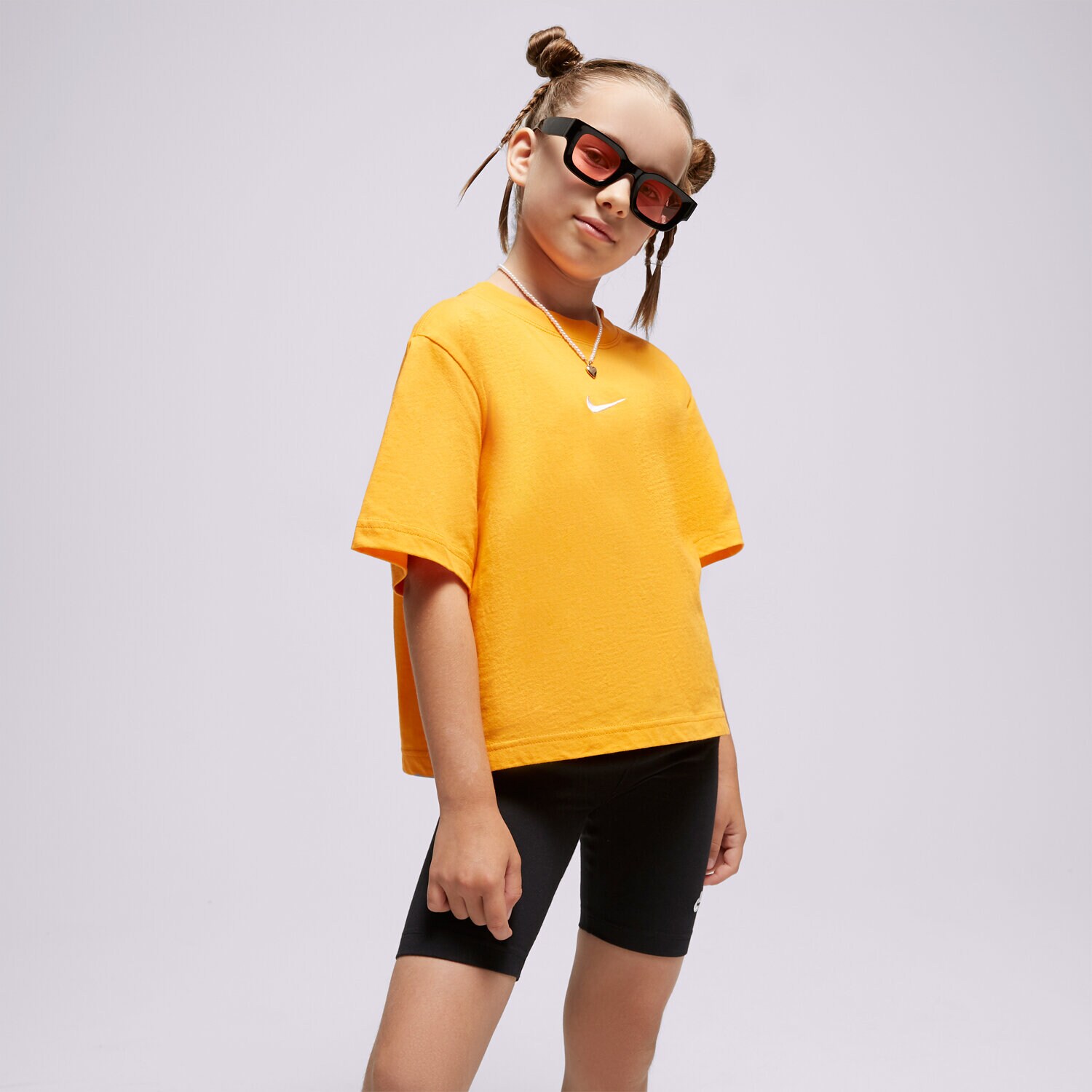 Otroška majica s kratkimi rokavi NIKE T-SHIRT NIKE SPORTSWEAR DH5750-836 oranžna