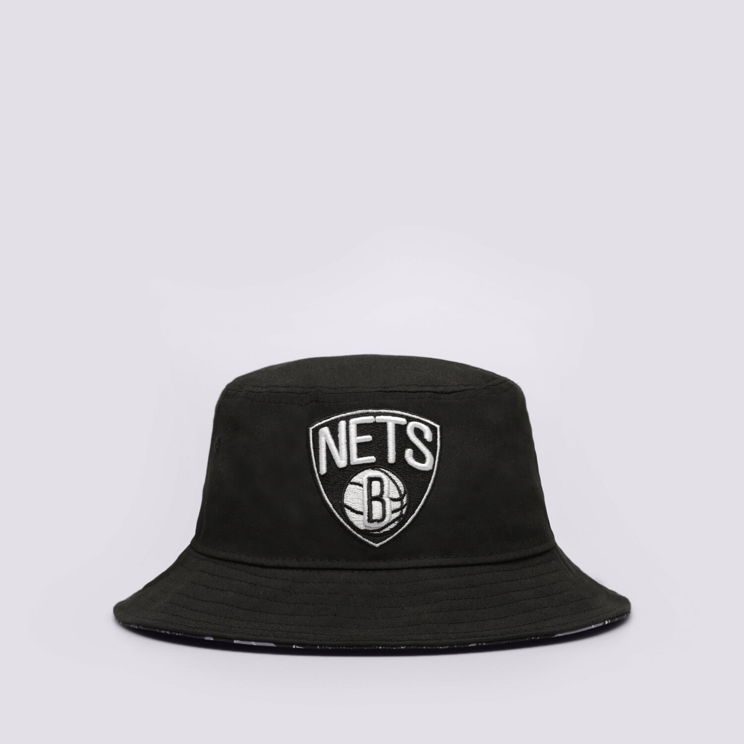 NEW ERA KLOBUK PRINT INFILL BUCKET NETS BROOKLYN NETS 60298687 črna