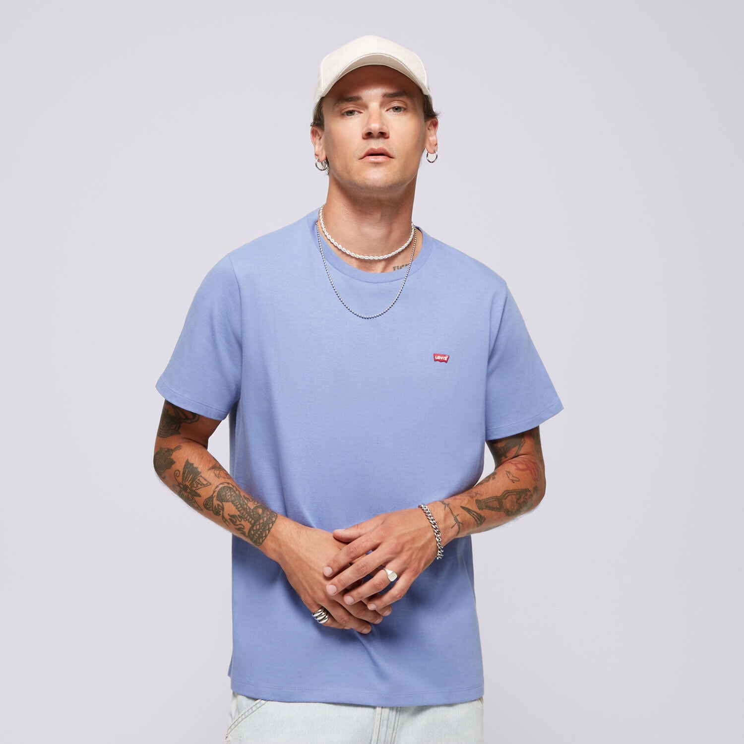 Moška majica s kratkimi rokavi LEVI'S T-SHIRT SS ORIGINAL HM TEE 56605-0228 modra