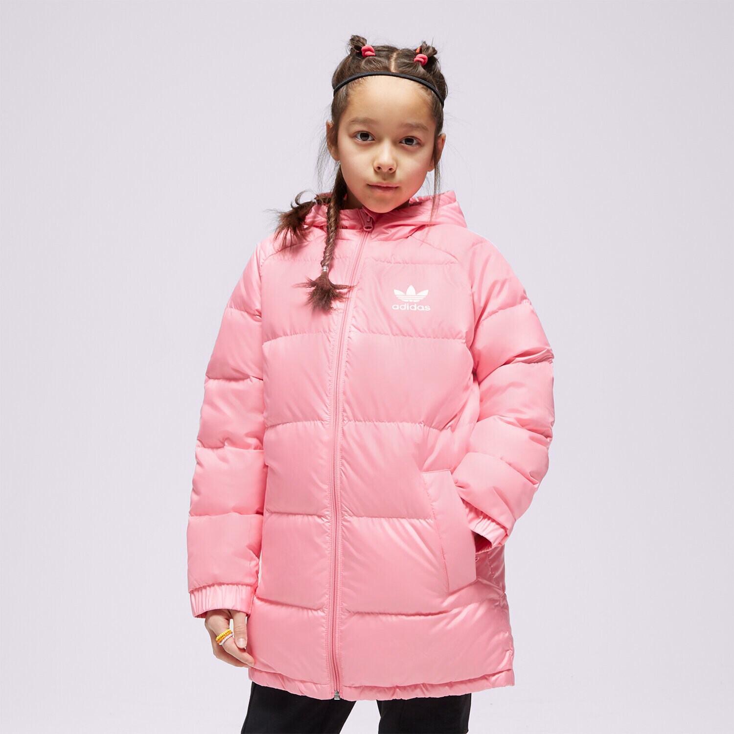 Otroški pulover ADIDAS JAKNA ZIMSKA ELO GIRL HK0389 roza