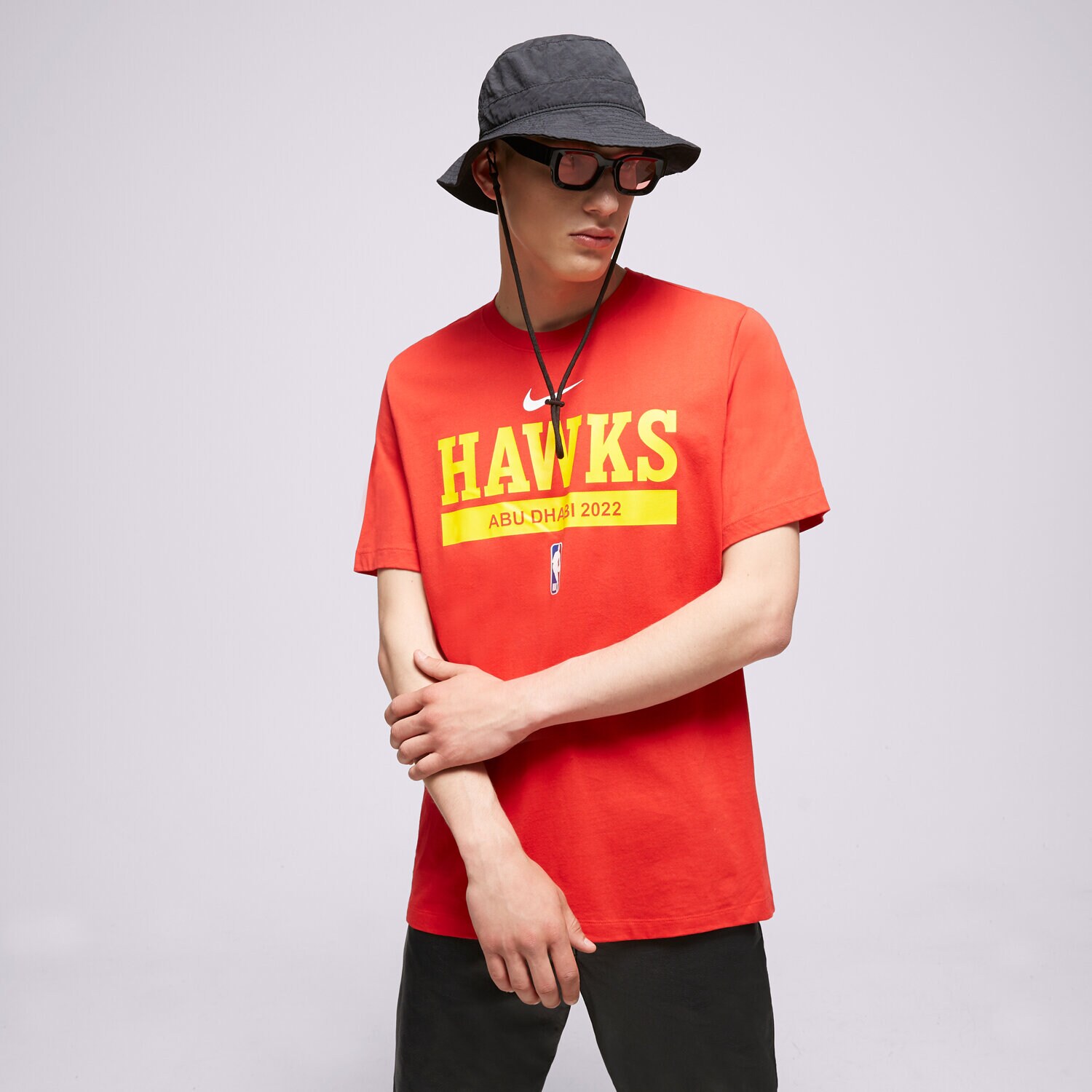 Moška majica s kratkimi rokavi NIKE T SHIRT ATLANTA HAWKS FB2243-657 rdeča