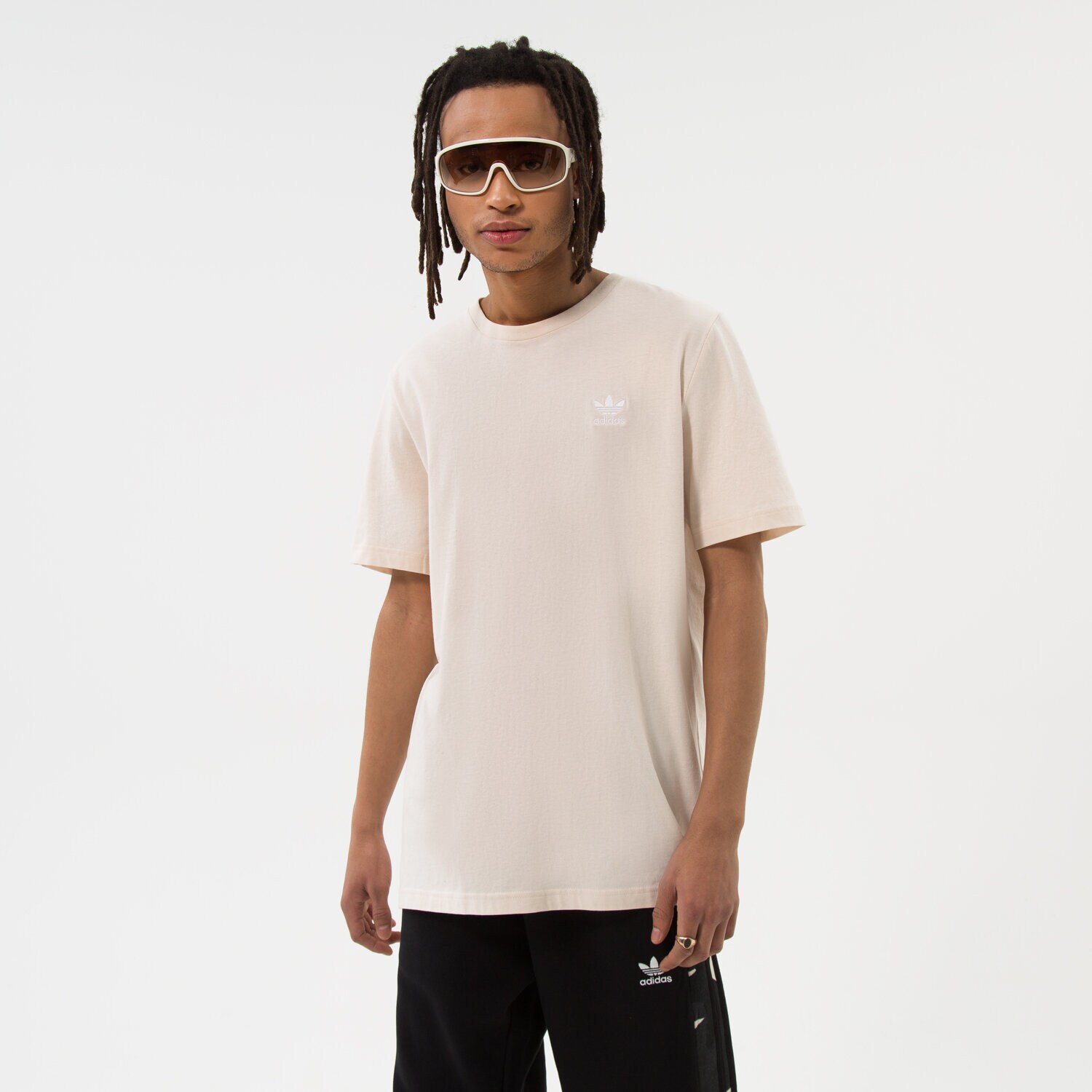 Moška majica s kratkimi rokavi ADIDAS T-SHIRT ESSENTIAL HE7194 bež