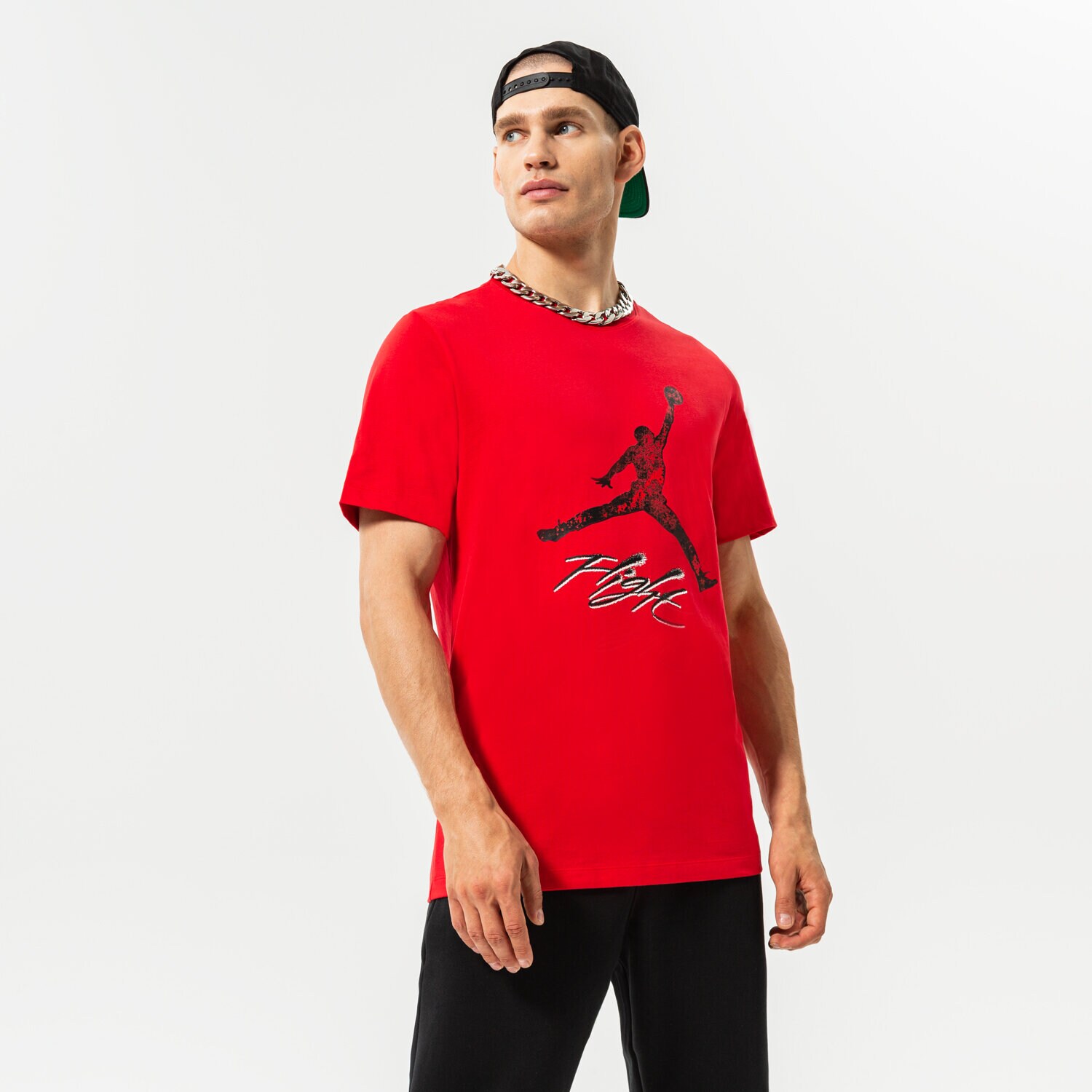 Moška majica s kratkimi rokavi JORDAN T-SHIRT M J ESS JUMPMAN SS CREW DQ7376-612 bordo