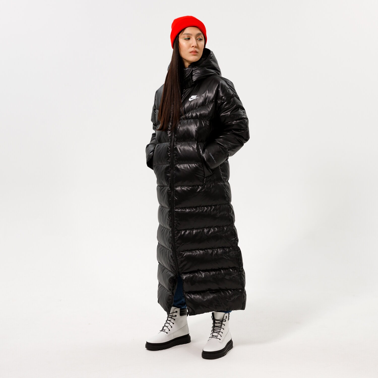 Ženska zimska jakna NIKE CITY HOODED PARKA JACKET PARKA DH4081-010 črna