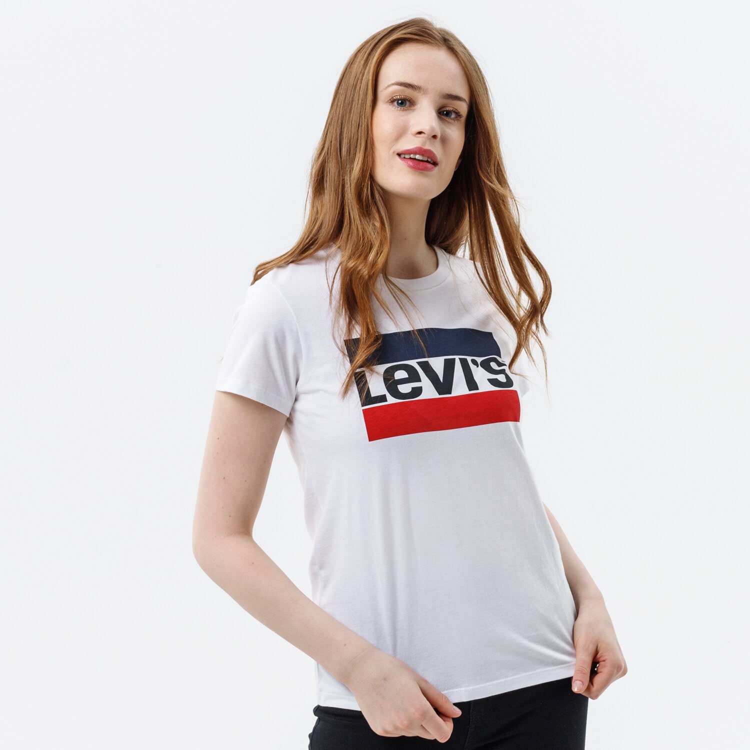 Ženska majica s kratkimi rokavi LEVI'S T-SHIRT THE PERFECT TEE 17369-0297 bela