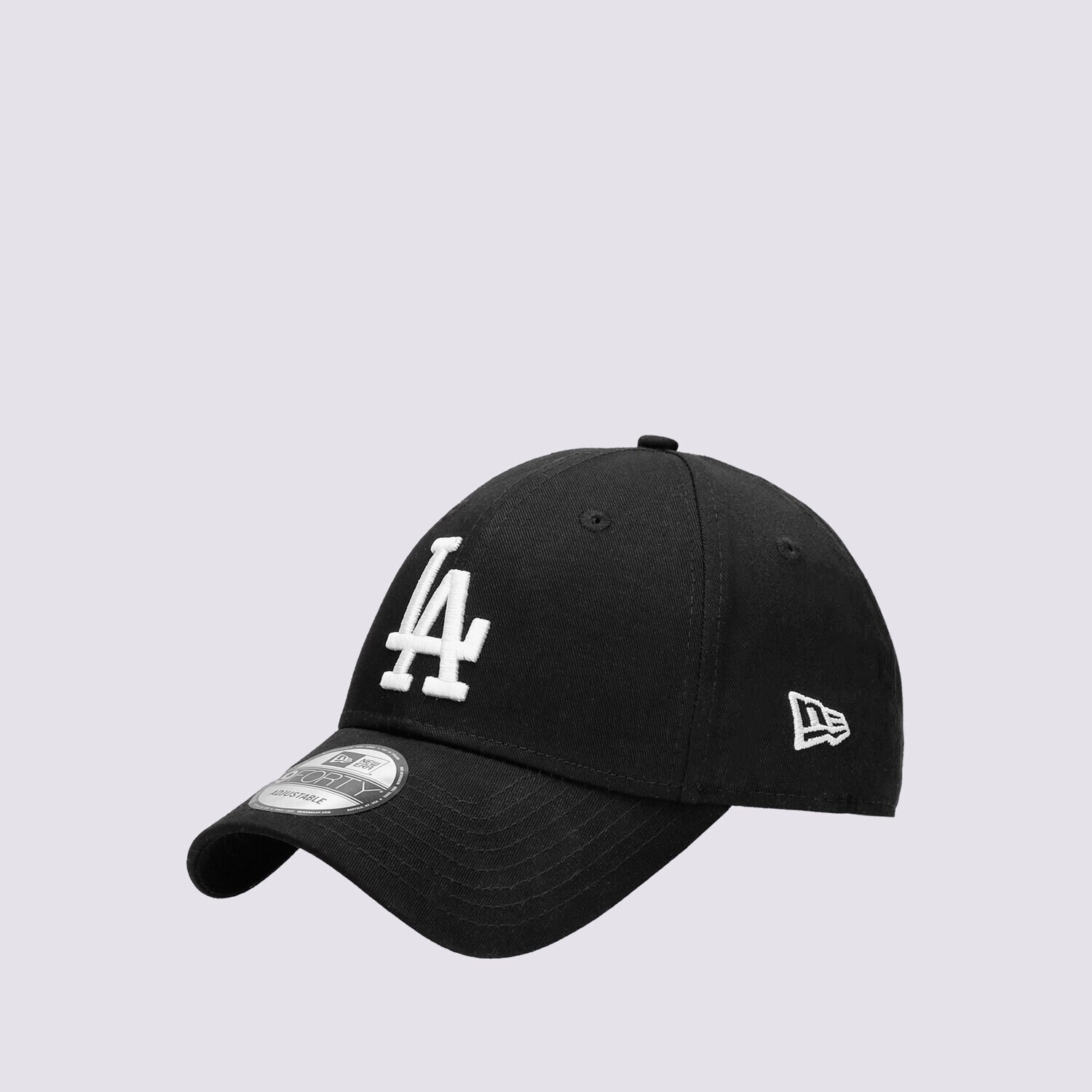 Ženska kapa s strešico NEW ERA KAPA LEAGUE ESSENTIAL LA DODGERS BLK/WHI 11405493 črna