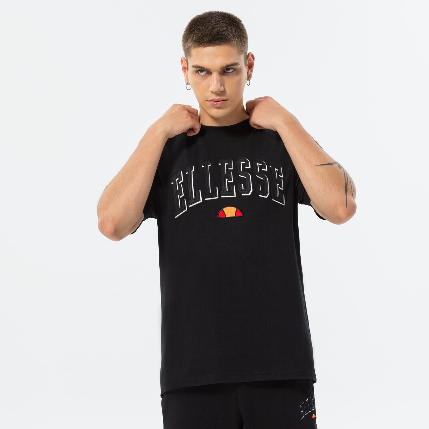 Moška majica s kratkimi rokavi ELLESSE T-SHIRT COLUMBIA TEE BLK SHP16225011 črna