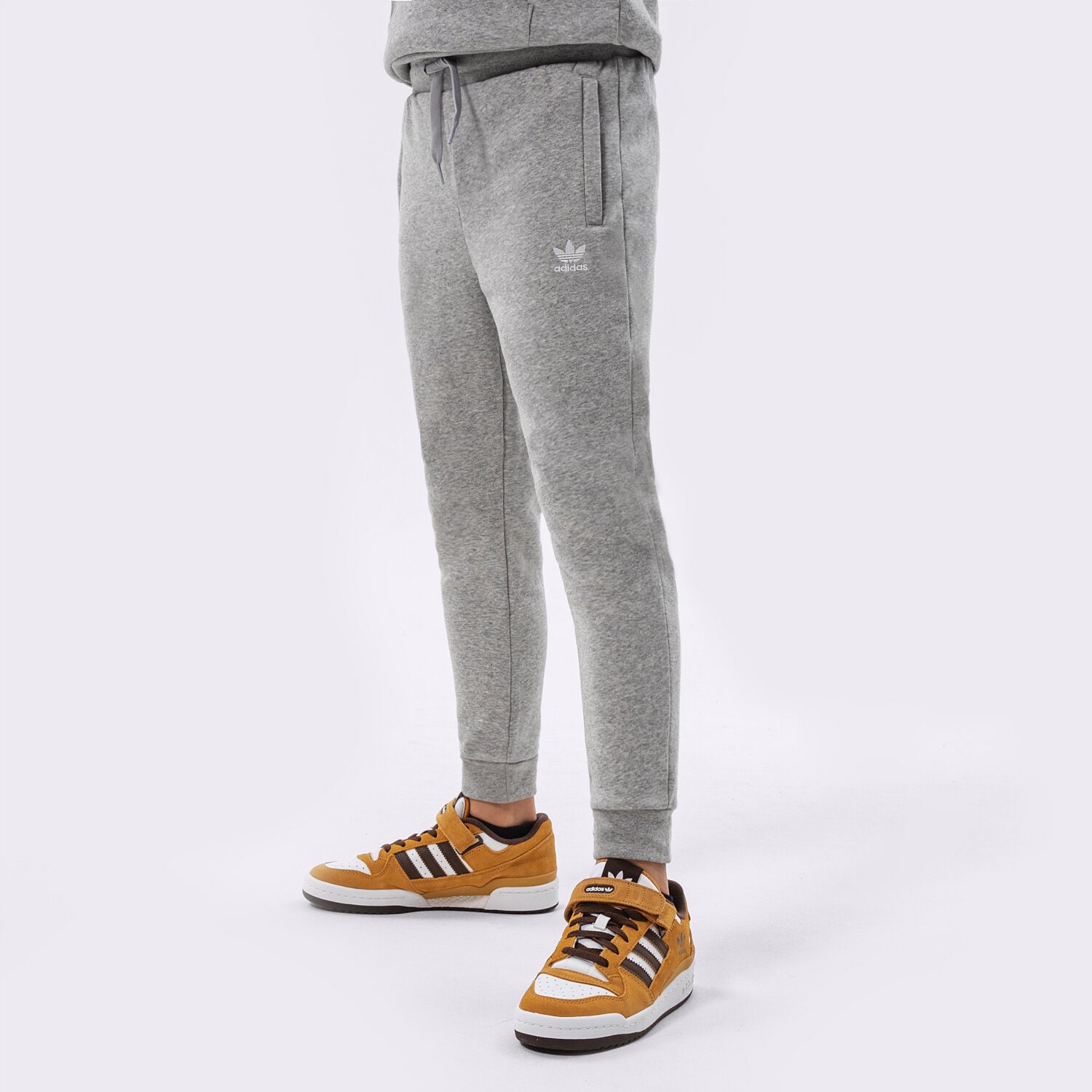 Otroški hlače ADIDAS HLAČE PANTS BOY H32407 siva