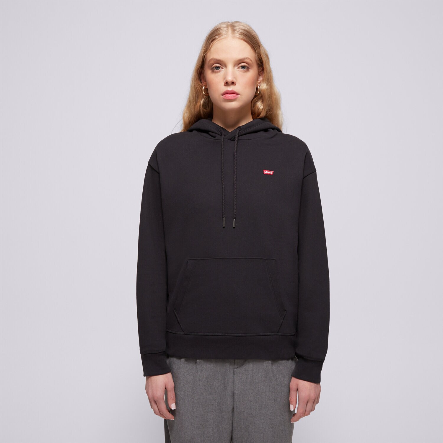 Ženski pulover LEVI'S JOPICA S KAPUCO STANDARD HOODIE 24693-0002 črna