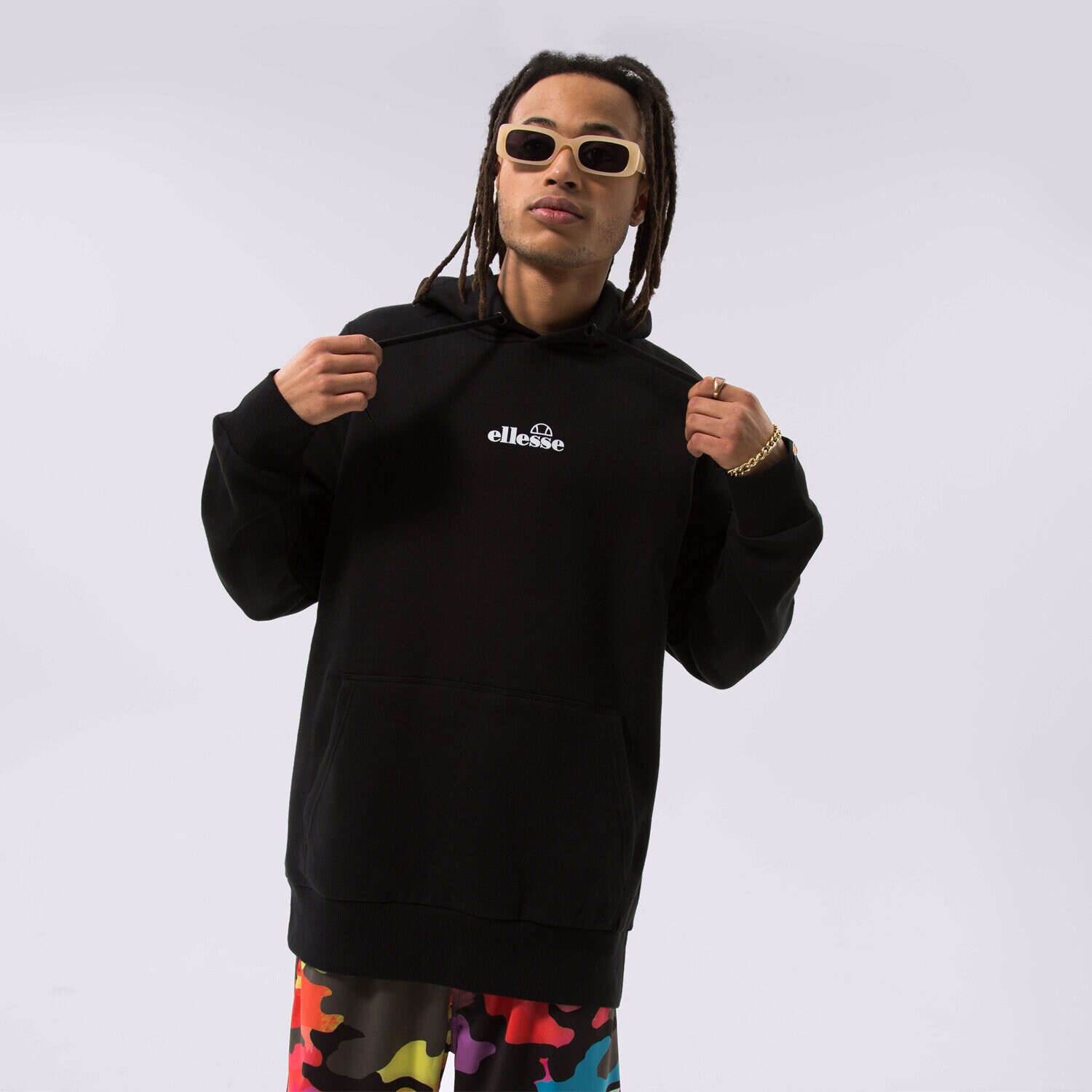 Moški pulover ELLESSE JOPICA S KAPUCO PERSHUTA BLK OH HOODY SHP16466011 črna