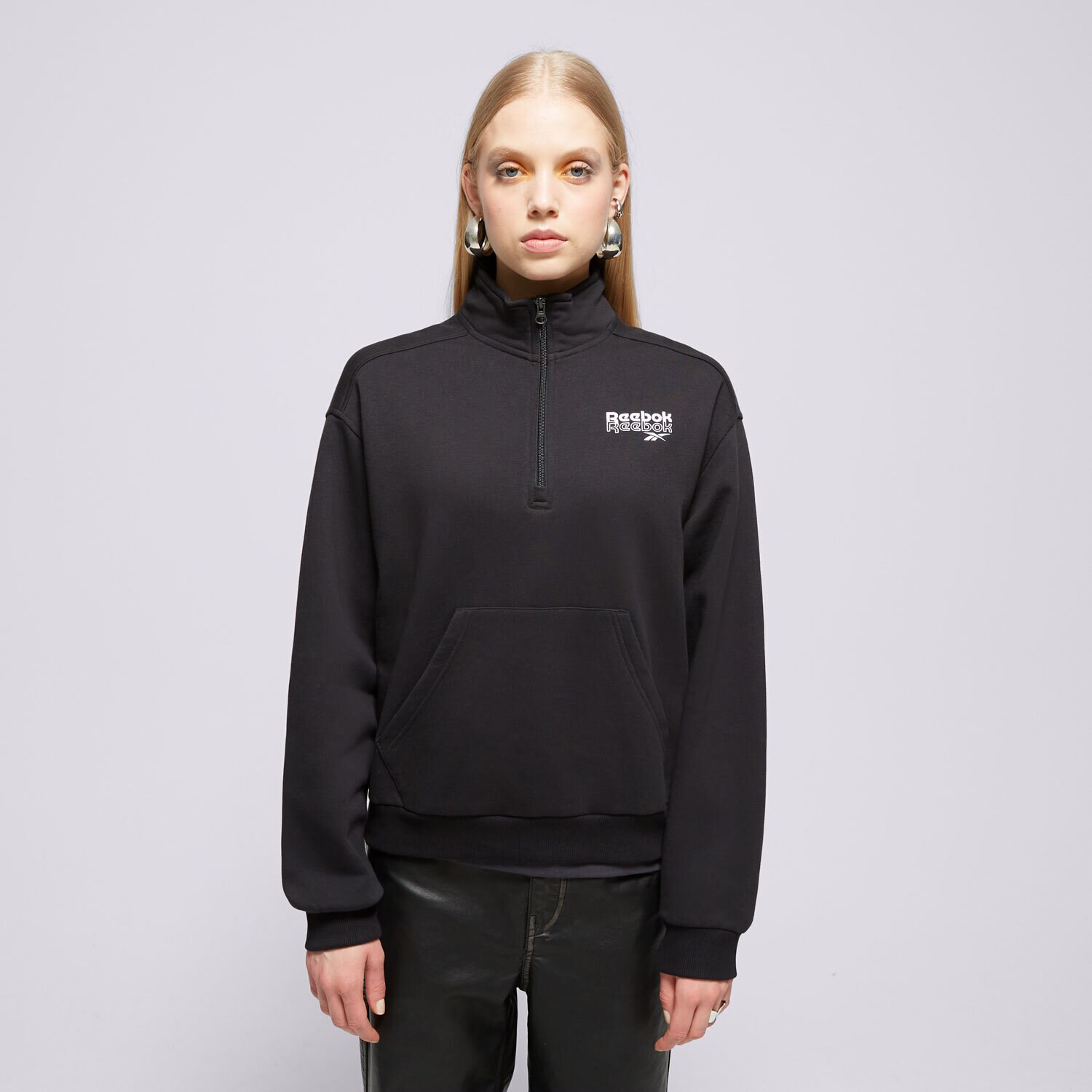 Ženski pulover REEBOK JOPICA RIE 1/4 ZIP 100075993 črna