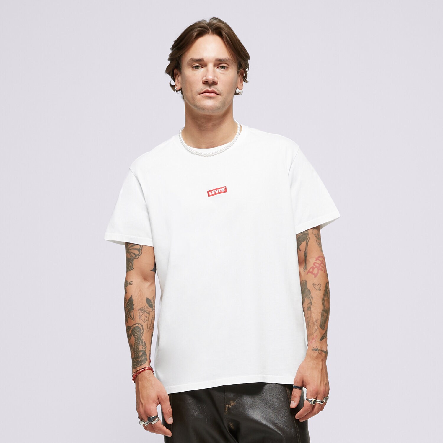Moška majica s kratkimi rokavi LEVI'S T-SHIRT SS RELAXED BABY TAB T 79554-0039 bela