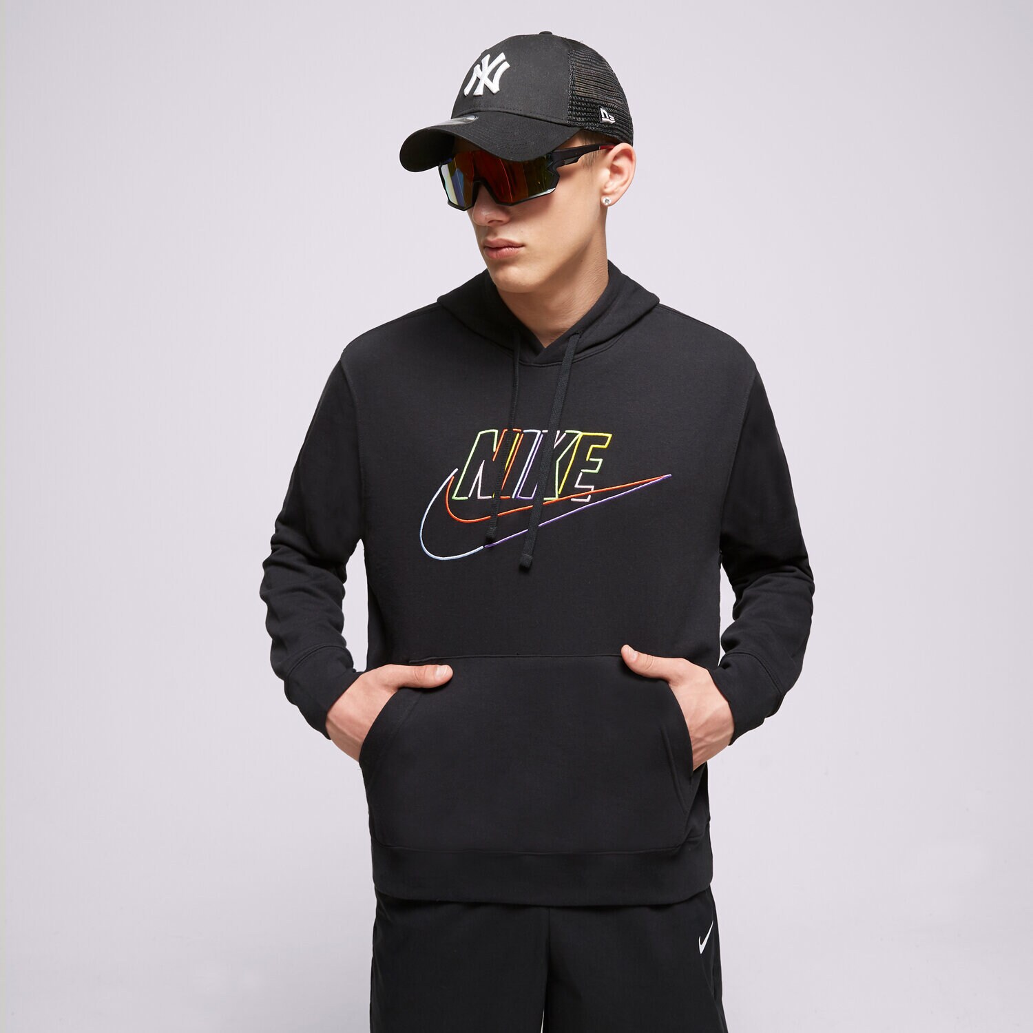 Moški pulover NIKE JOPICA S KAPUCO M NK CLUB+ FT PO HOODIE MCF DX0793-010 črna