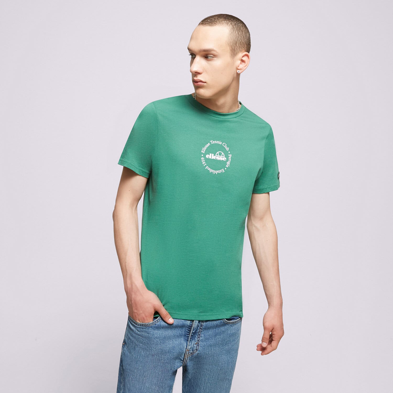 Ženska majica s kratkimi rokavi ELLESSE T-SHIRT MELODI TEE GREEN SGR17618503 zelena