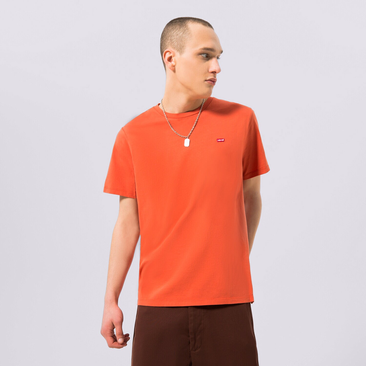 Moška majica s kratkimi rokavi LEVI'S T-SHIRT SS ORIGINAL HM 56605-0154 rdeča