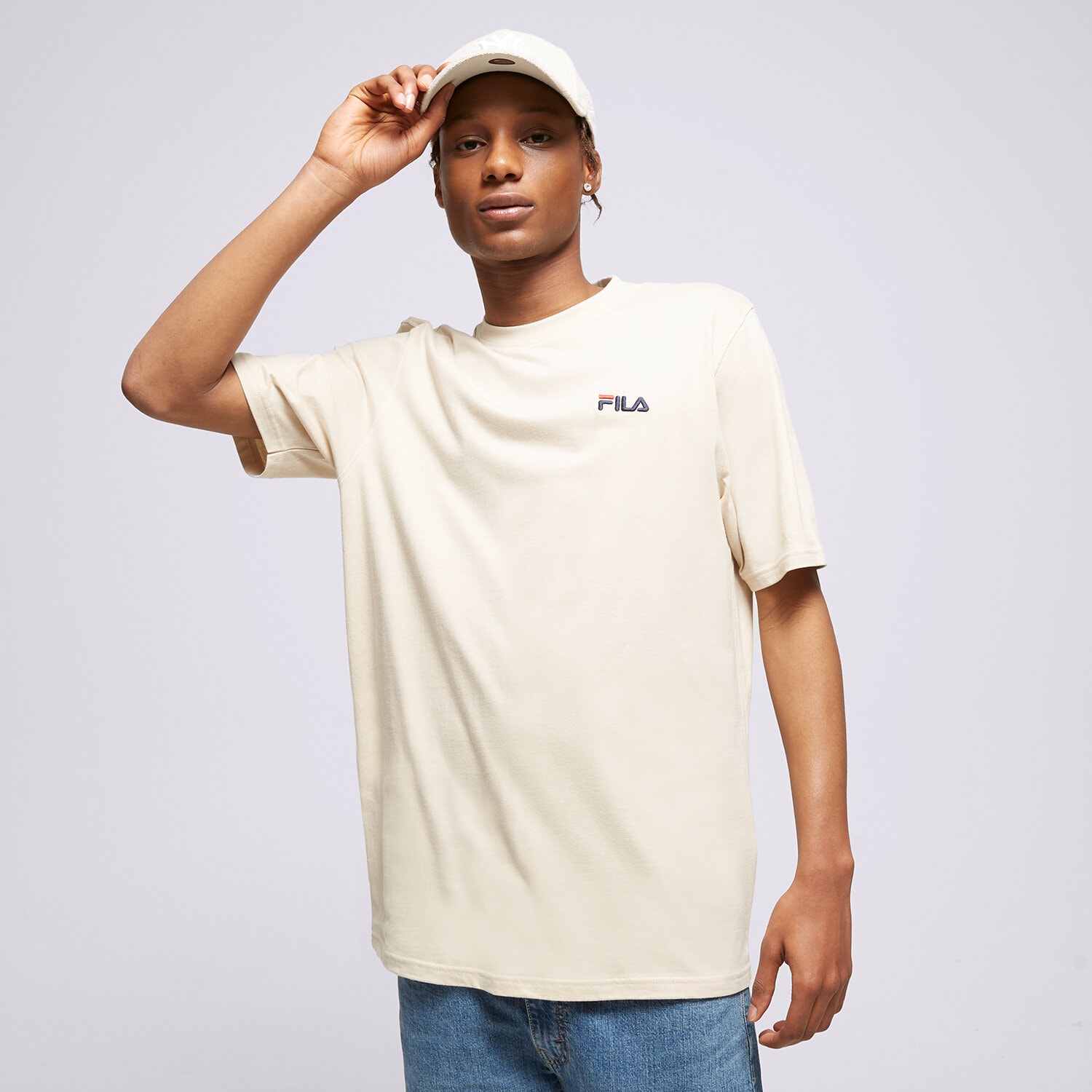 Moška majica s kratkimi rokavi FILA T-SHIRT DRINGO SS23SPM229513 siva