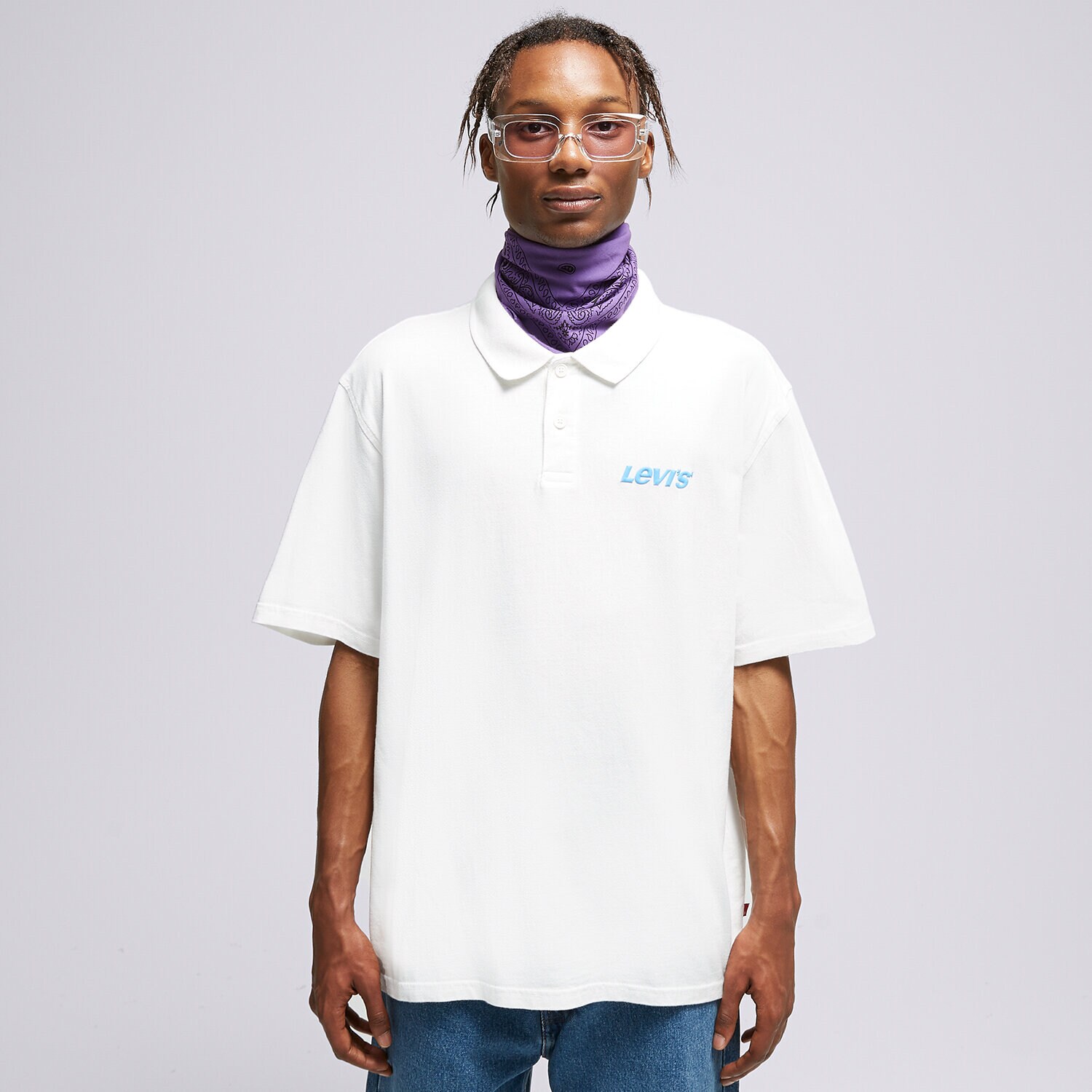 Moška majica s kratkimi rokavi LEVI'S POLO GRAPHIC VINTAGE FIT A6146-0005 bela