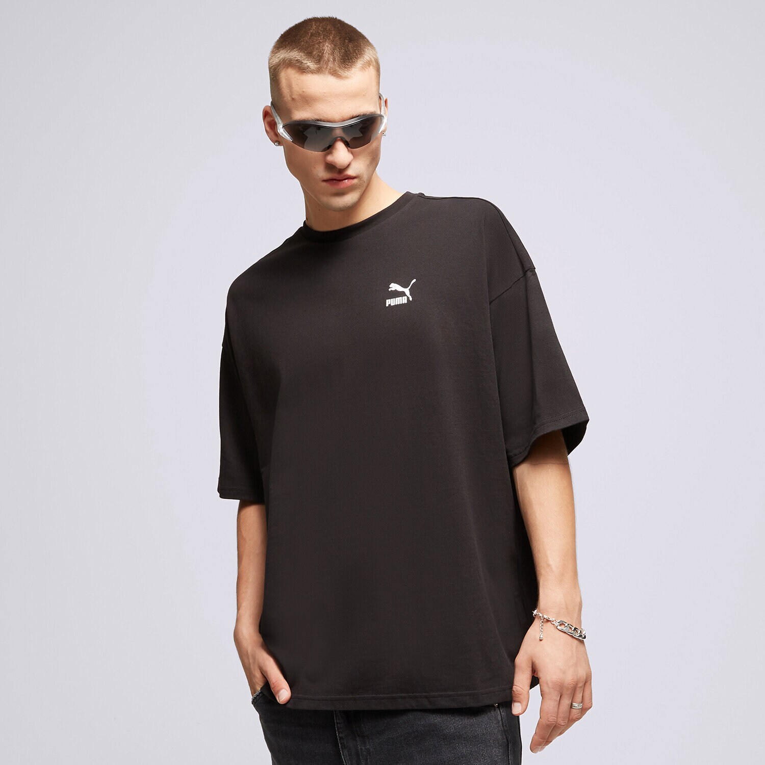 Moška majica s kratkimi rokavi PUMA T-SHIRT BETTER CLASSICS OVERSIZED 62131501 črna