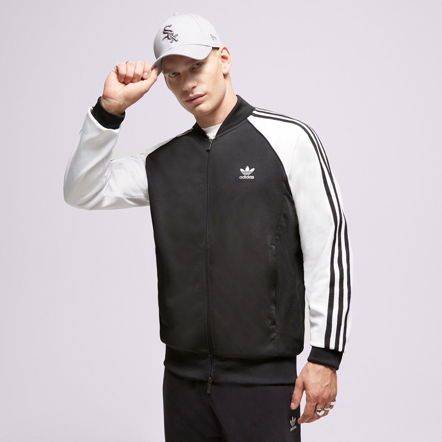 Moški pulover ADIDAS JOPICA RAZPENJANA SST  IK7025 črna