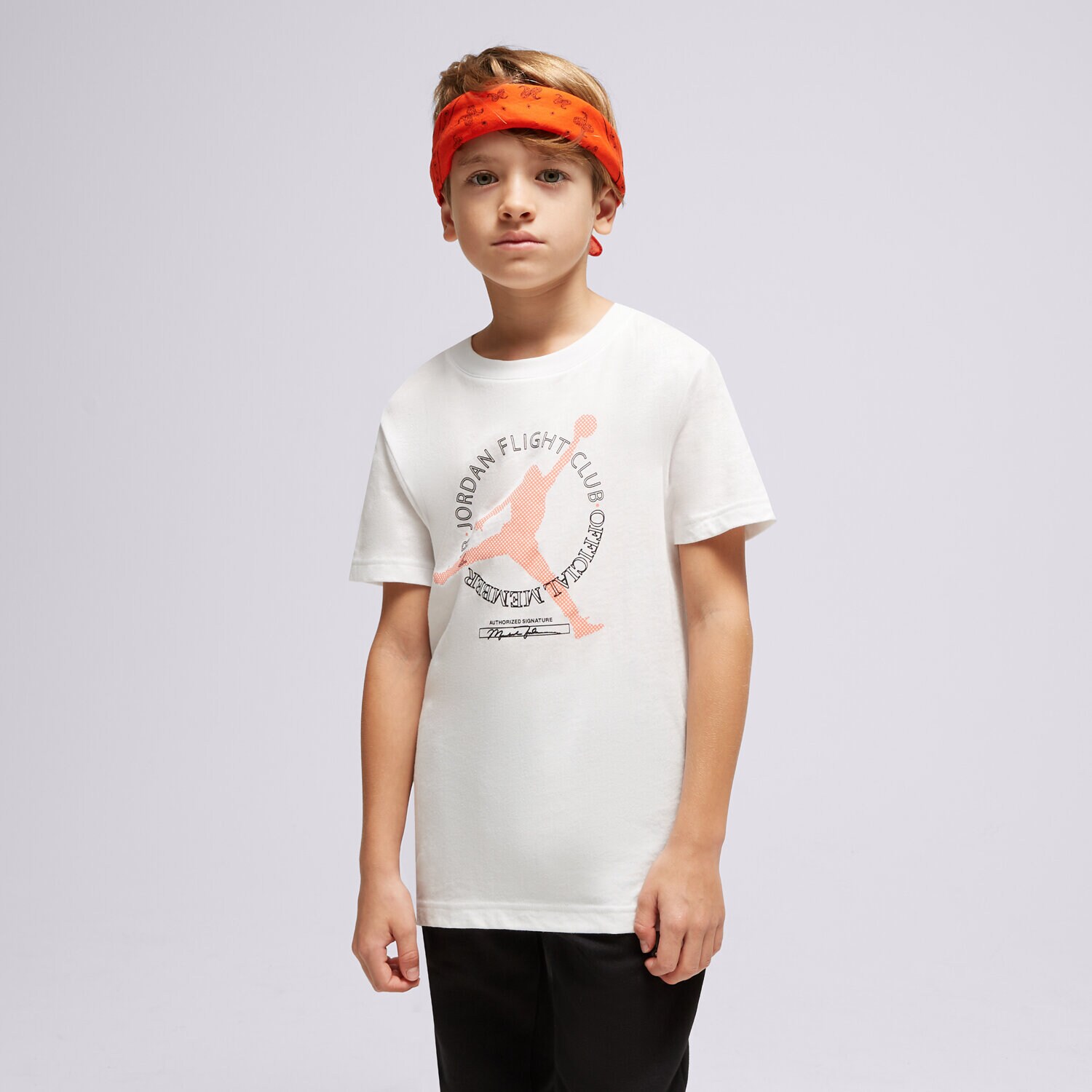 Otroška majica s kratkimi rokavi JORDAN T-SHIRT OFFICIAL MEMBER S/S TEE BOY 95C342001 bela