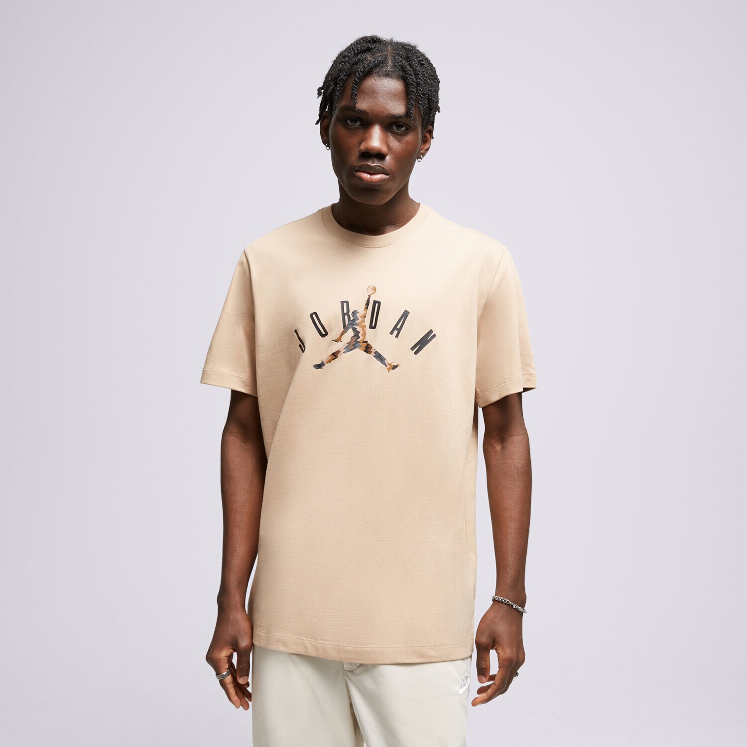 Moška majica s kratkimi rokavi JORDAN T-SHIRT M J FLT MVP JM SS CREW FB7365-200 bež