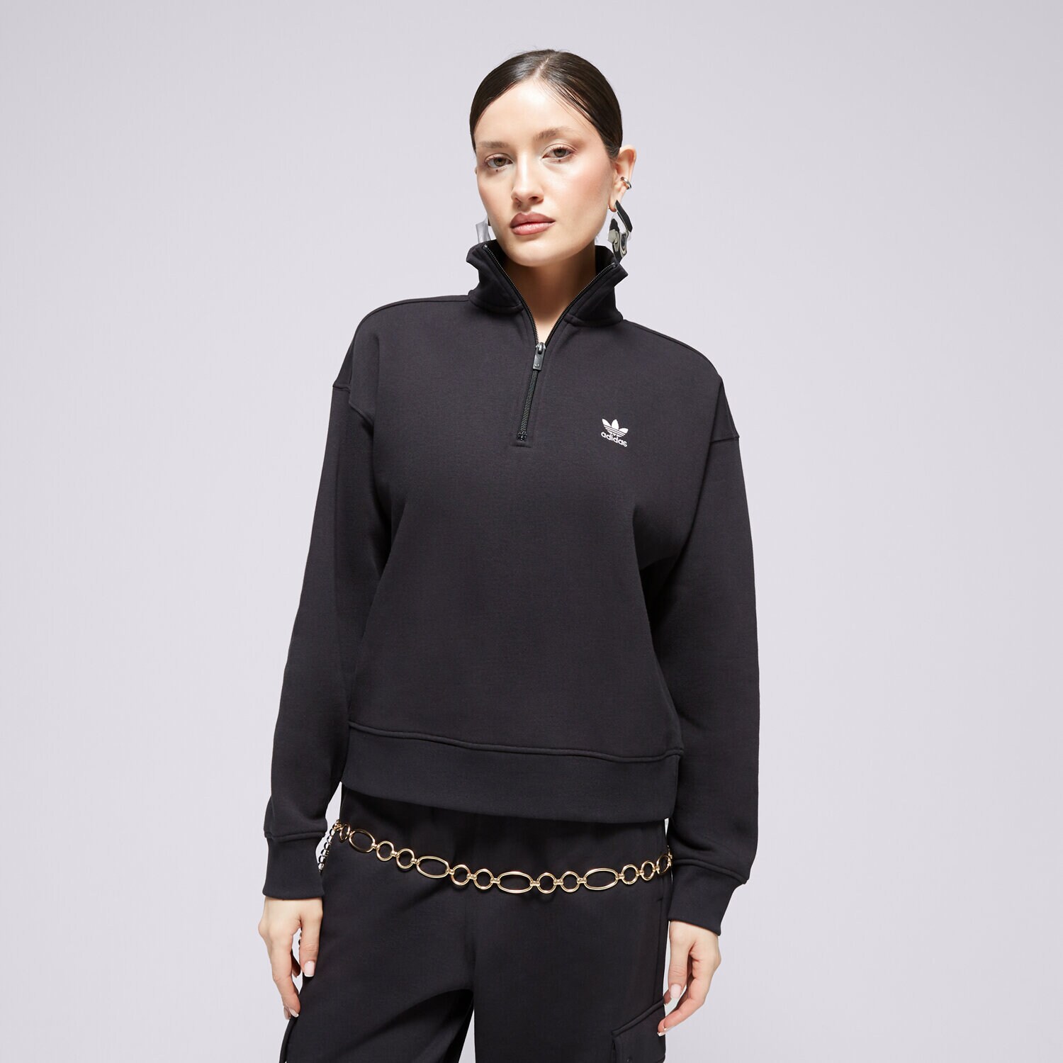 Ženski pulover ADIDAS JOPICA HZ SWEATSHIRT IU2711 črna