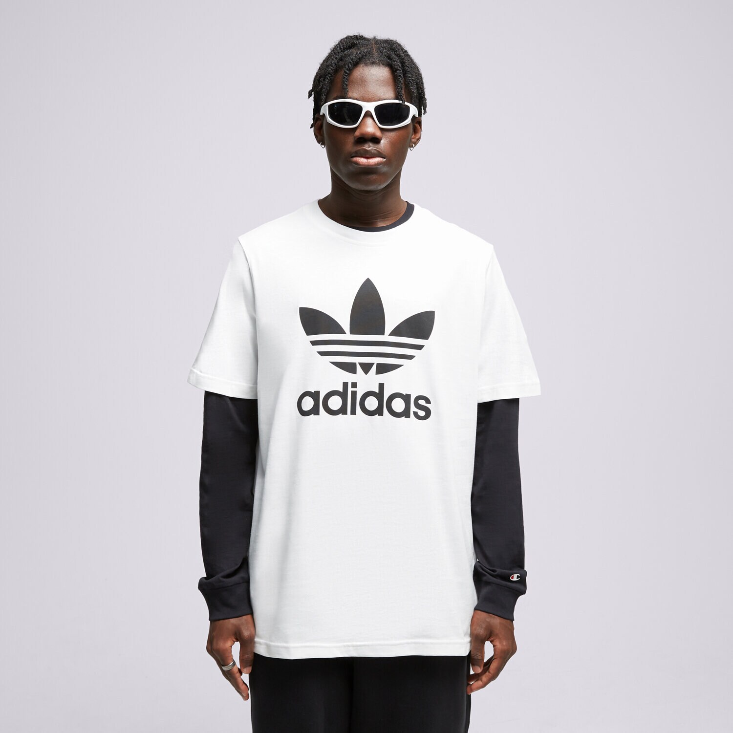 Moška majica s kratkimi rokavi ADIDAS T SHIRT TREFOIL IM4494 bela