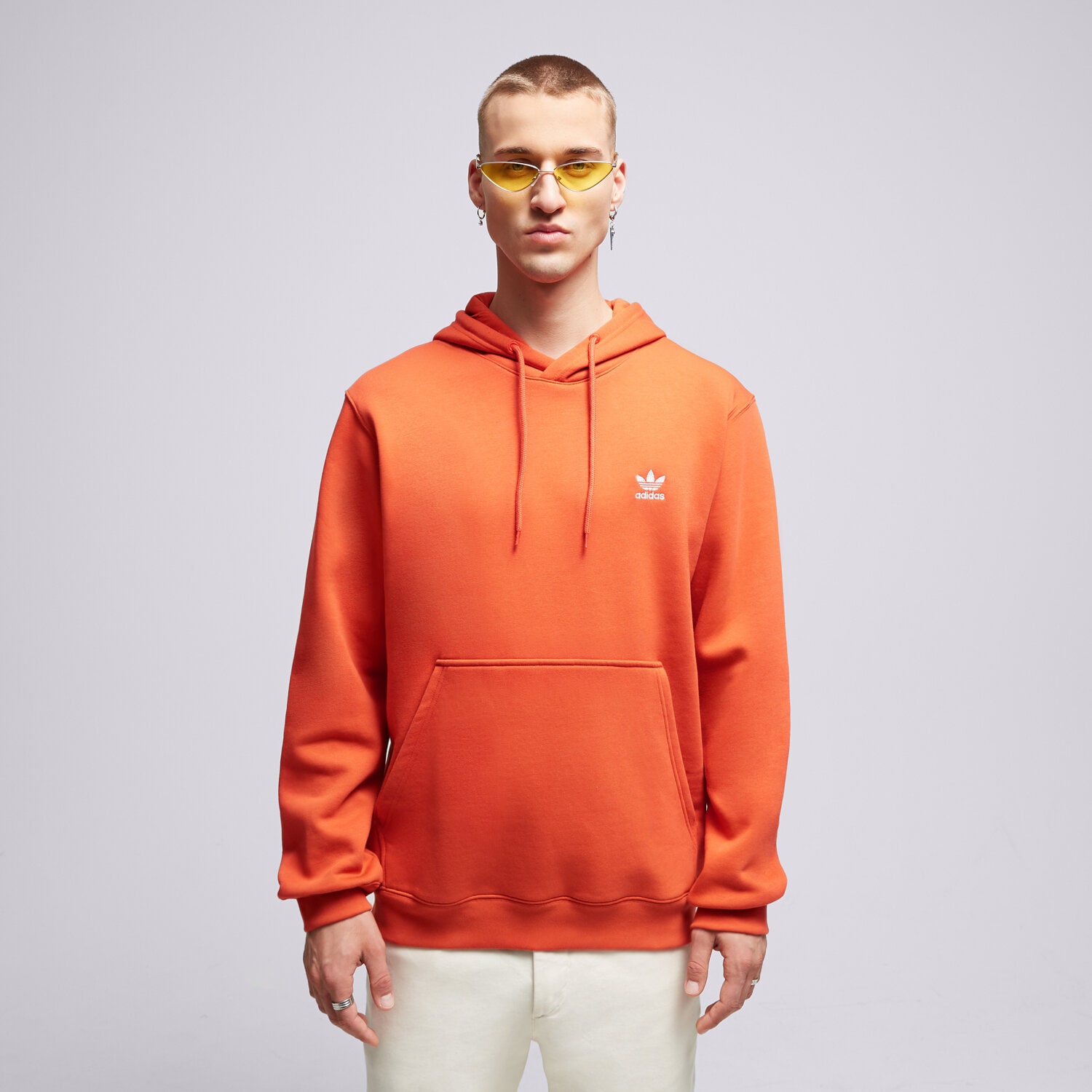 Moški pulover ADIDAS JOPICA S KAPUCO ESSENTIAL  IM4529 rdeča