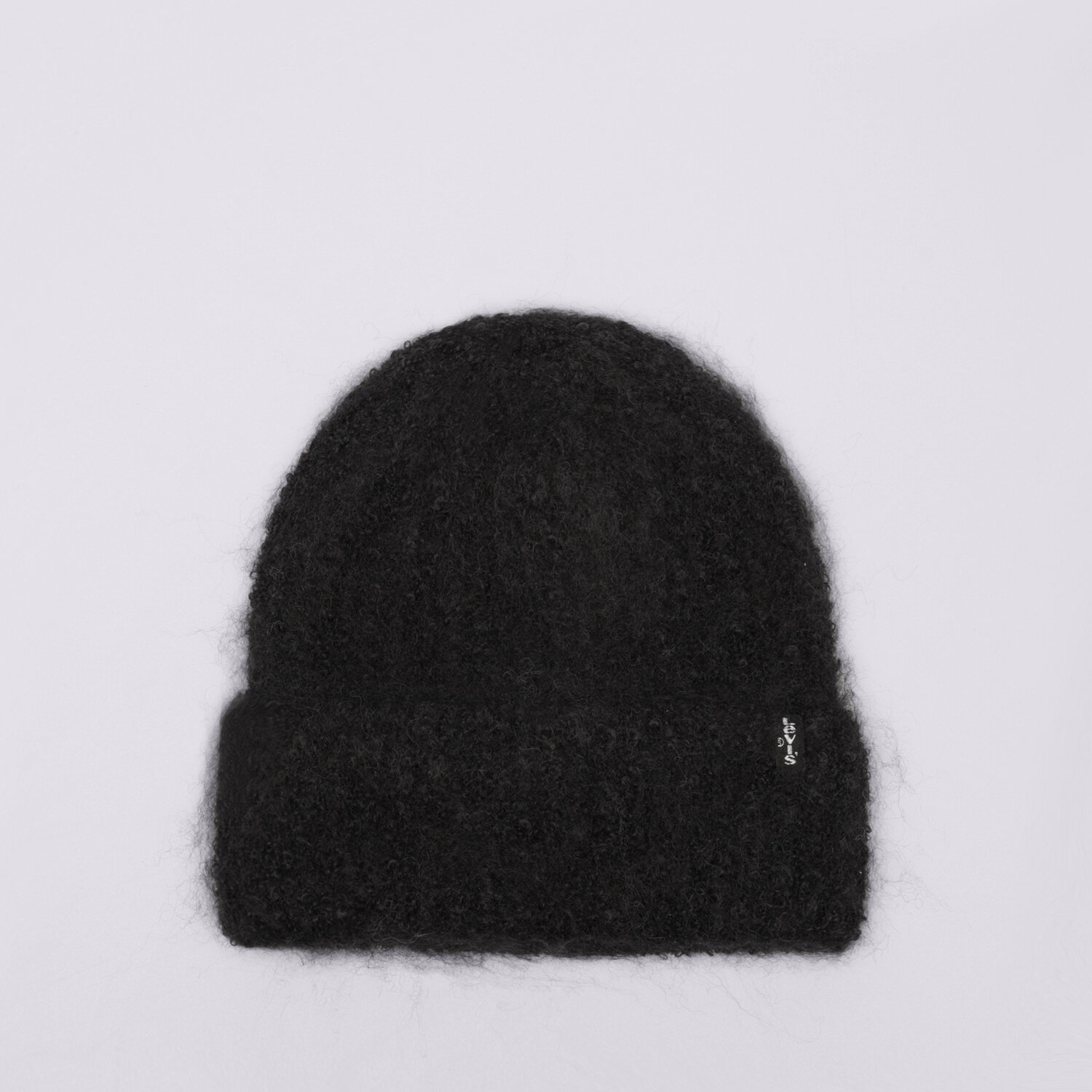 Ženska zimska kapa LEVI'S KAPA WOMEN'S FUZZY BEANIE D7829-0001 črna