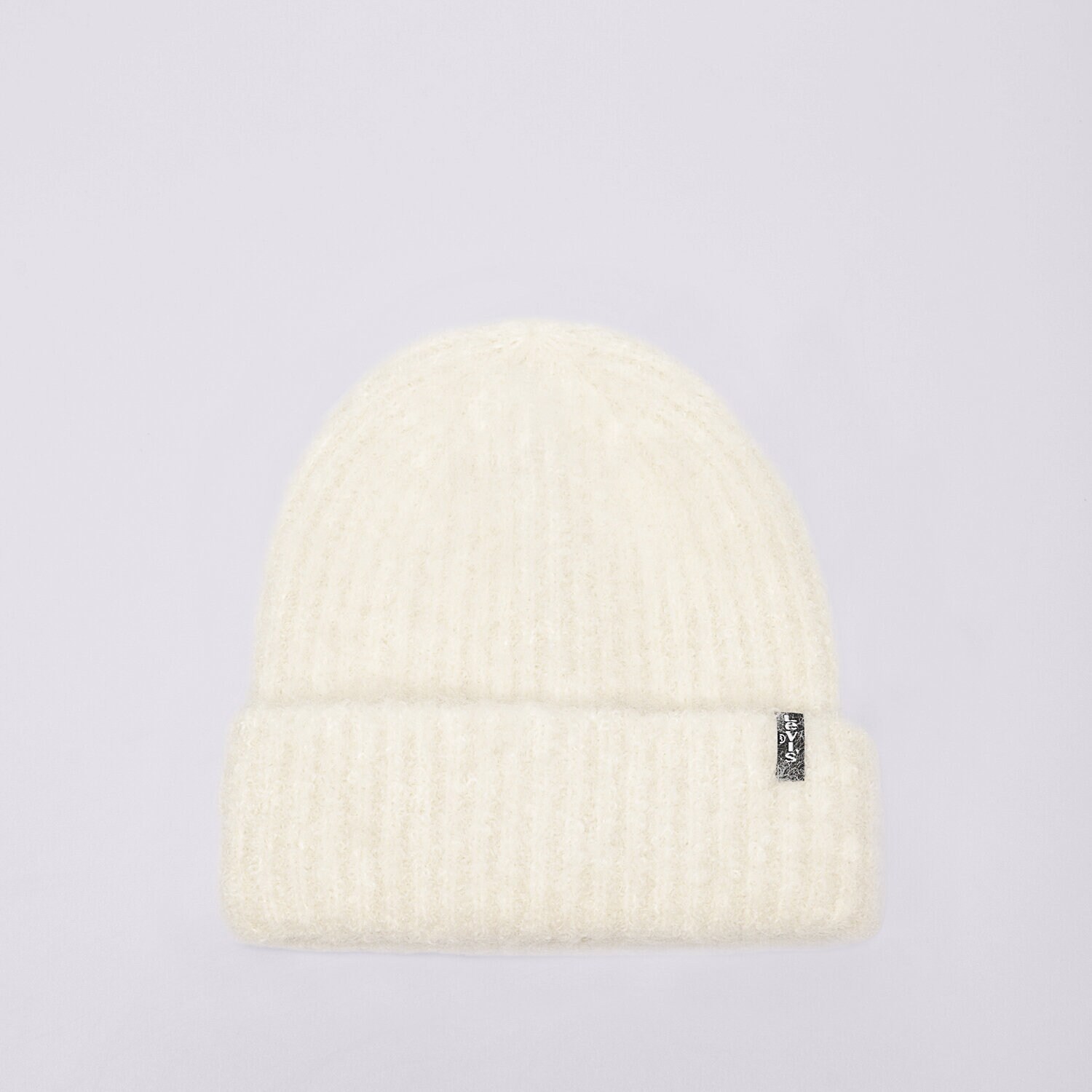 Ženska zimska kapa LEVI'S KAPA WOMEN'S FUZZY BEANIE D7829-0003 bela