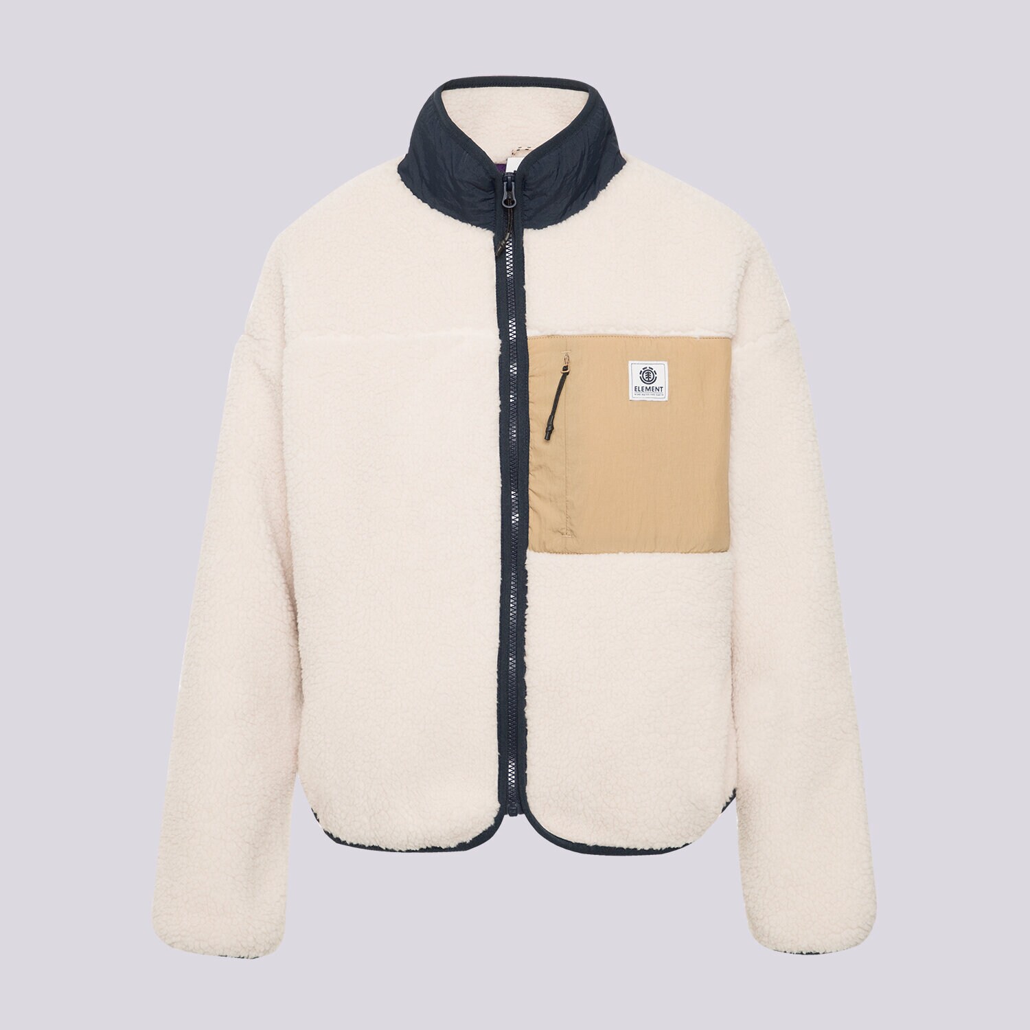 Ženski pulover ELEMENT JOPICA S KAPUCO OAK SHERPA WOMEN ELJJK00111-WBS0 bež