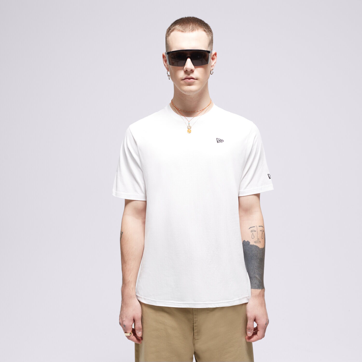 Moška majica s kratkimi rokavi NEW ERA T-SHIRT NE ESSENTLS NONE 60416745 bela