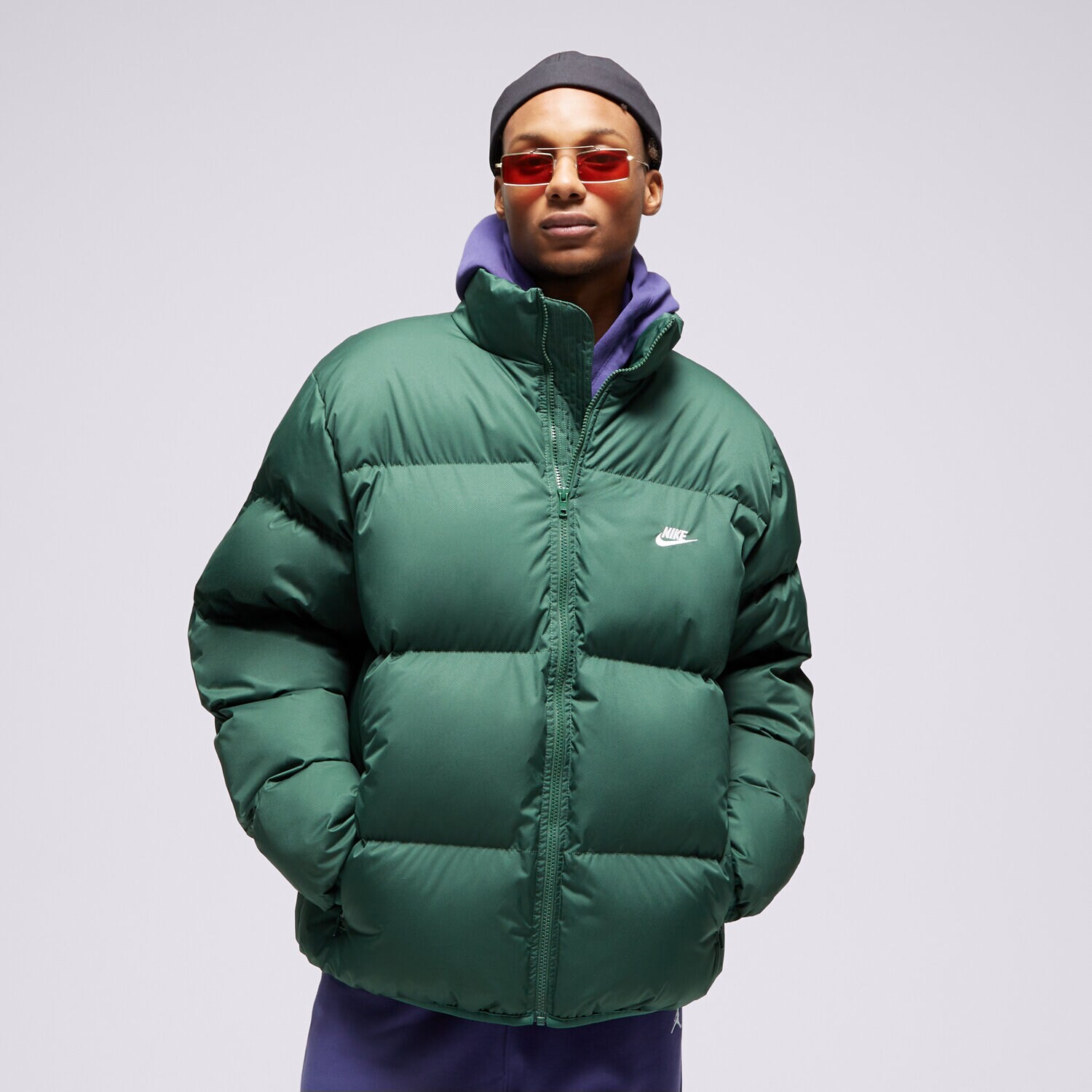Moška zimska jakna NIKE JAKNA M NK CLUB PUFFER  FB7368-323 zelena