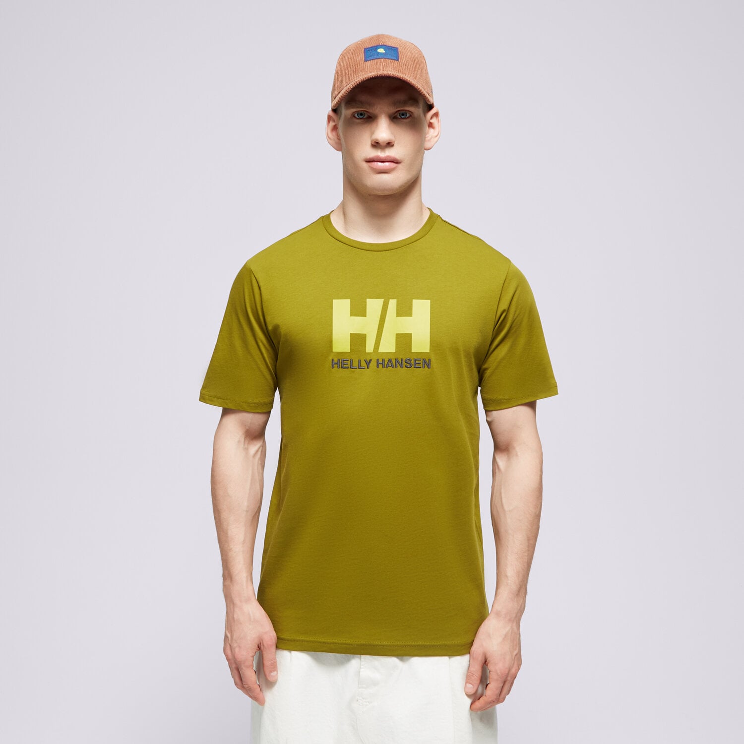 Moška majica s kratkimi rokavi HELLY HANSEN T SHIRT HH LOGO 33979_461 zelena